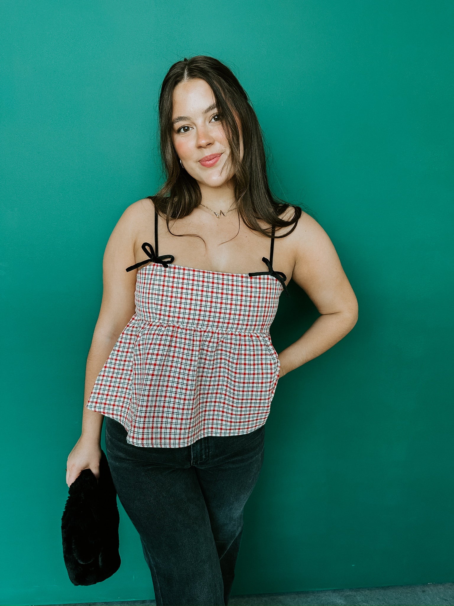 Carol Tweed Peplum Top – Mauve Clothing Boutique