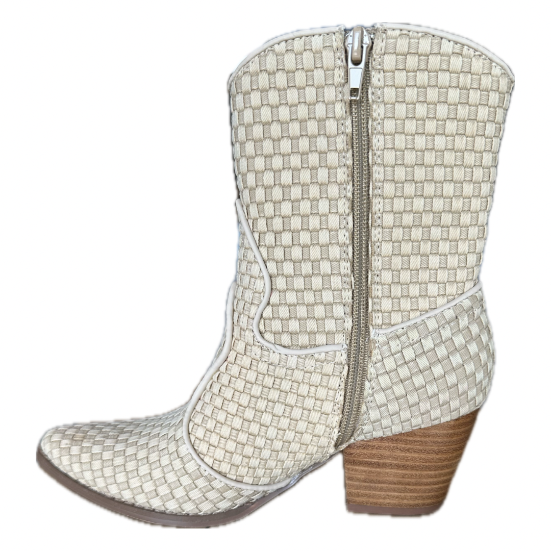 Bambi Boot- Natural Weave