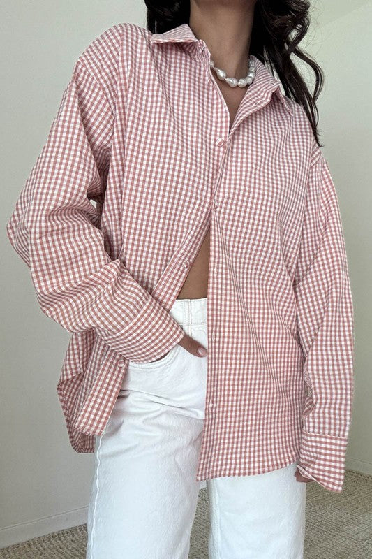 Kimberly Gingham Button Down