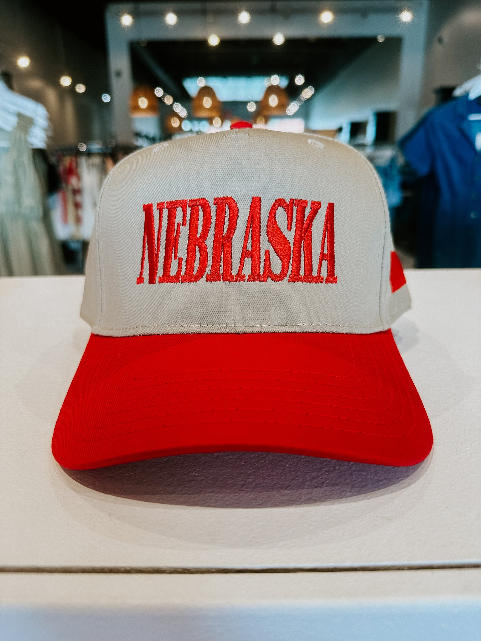 NE State Hat- Khaki