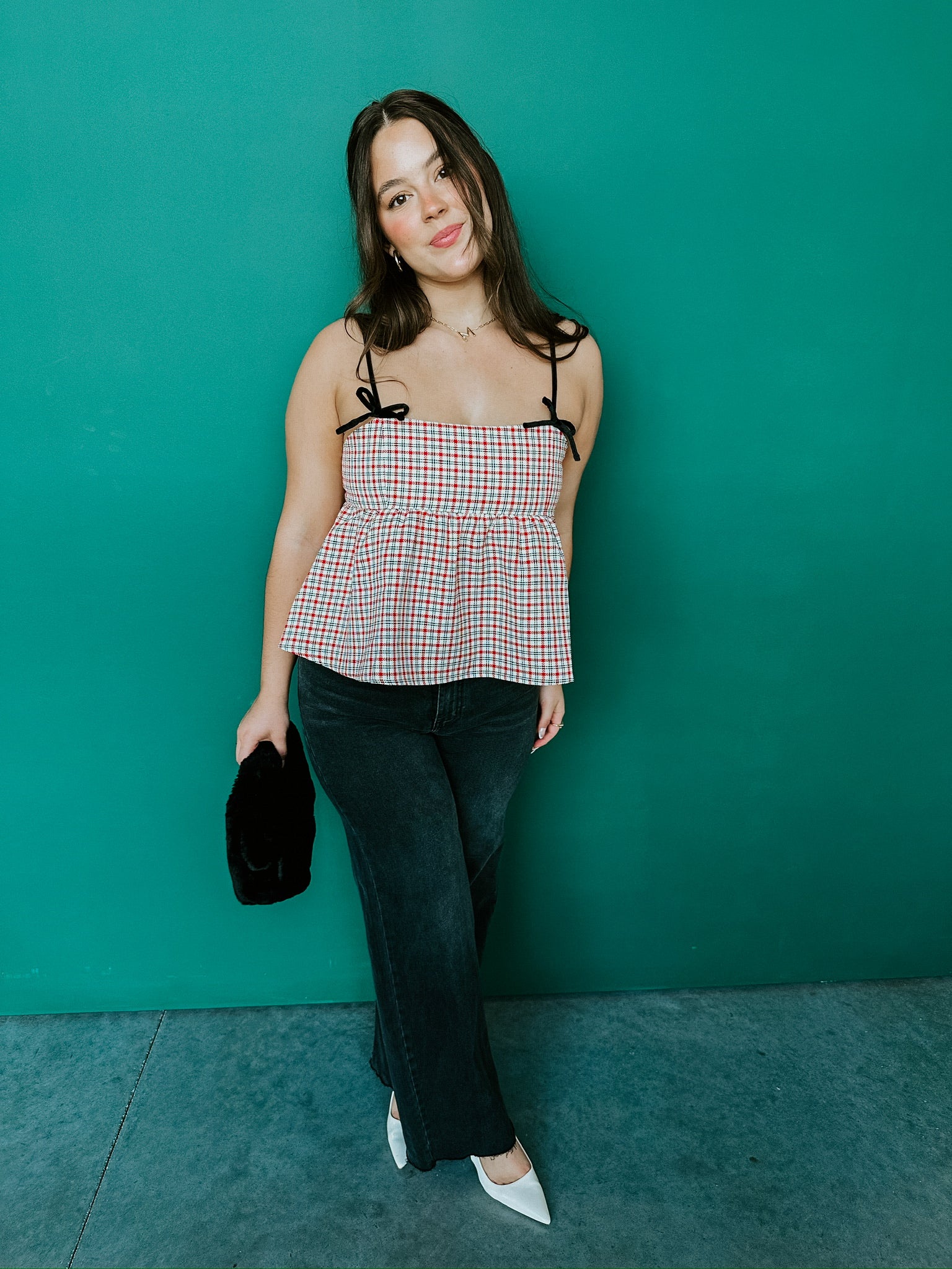 Carol Tweed Peplum Top – Mauve Clothing Boutique