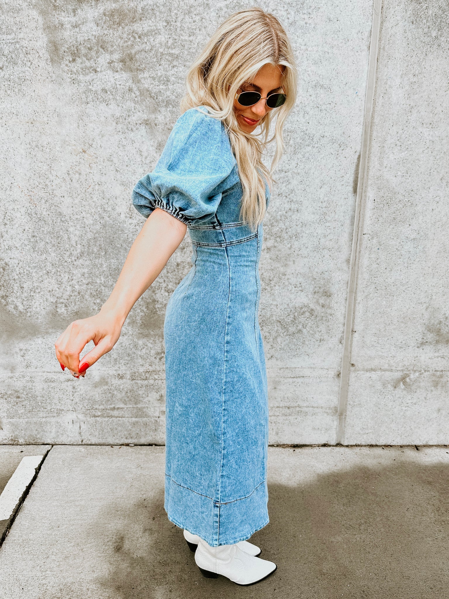 Dylan Denim Midi