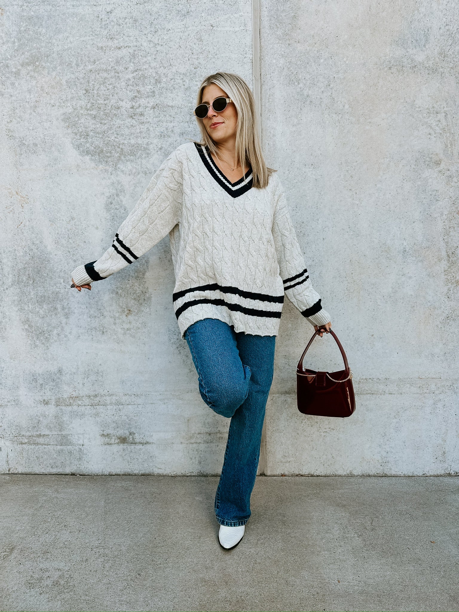 Kacey Cable Knit Sweater