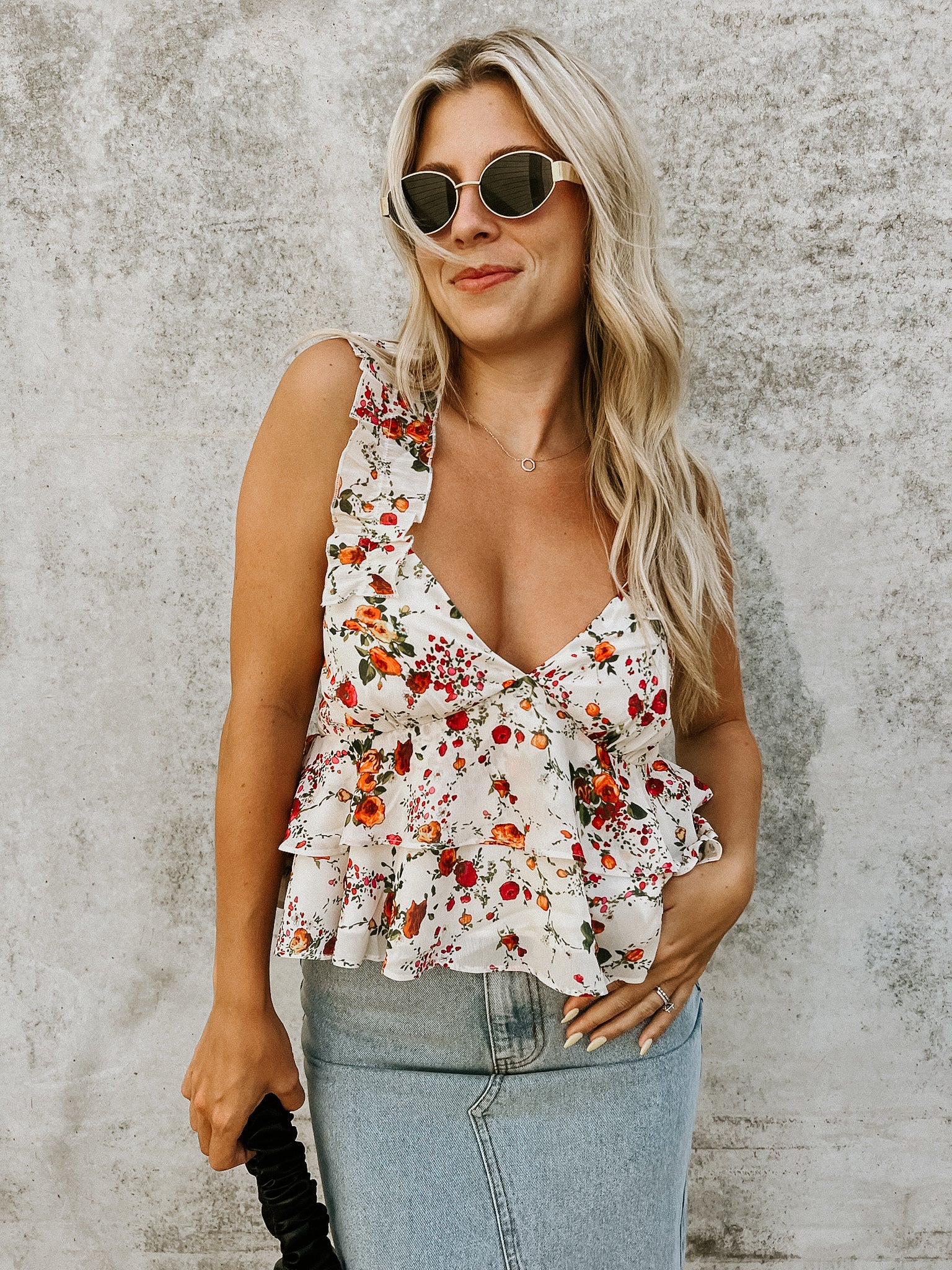 Brianna Floral Top