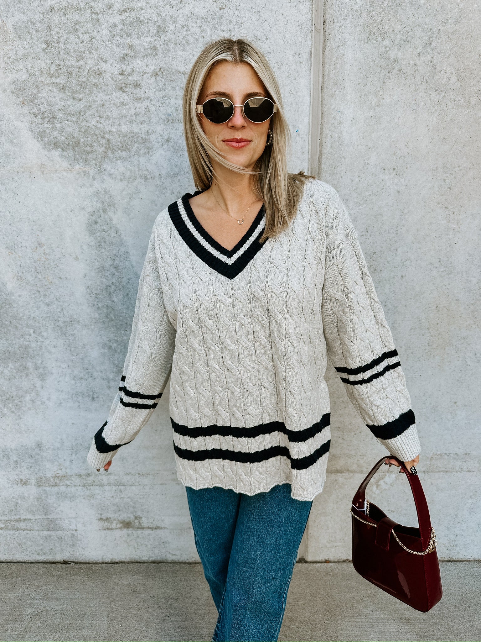 Kacey Cable Knit Sweater