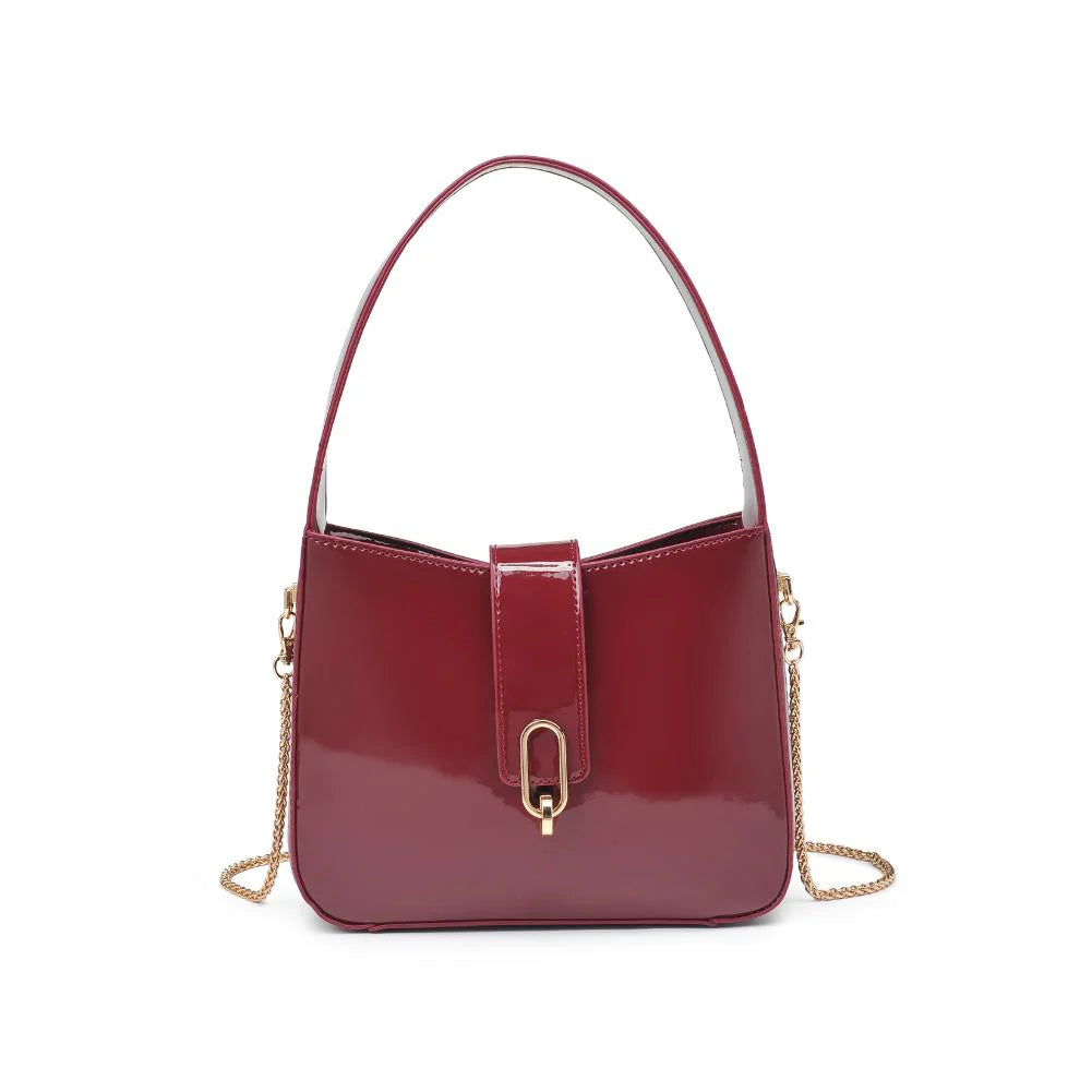 Paige Burgundy Shoulder Bag