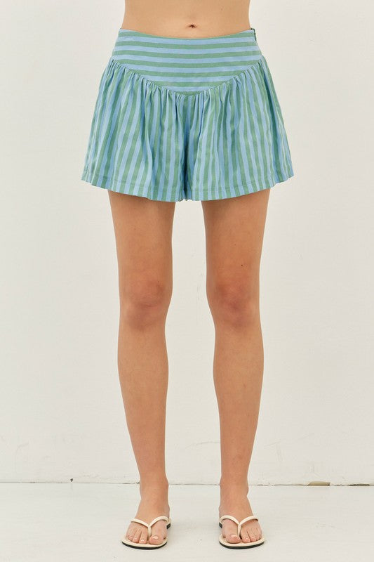 Jade Stripe Short