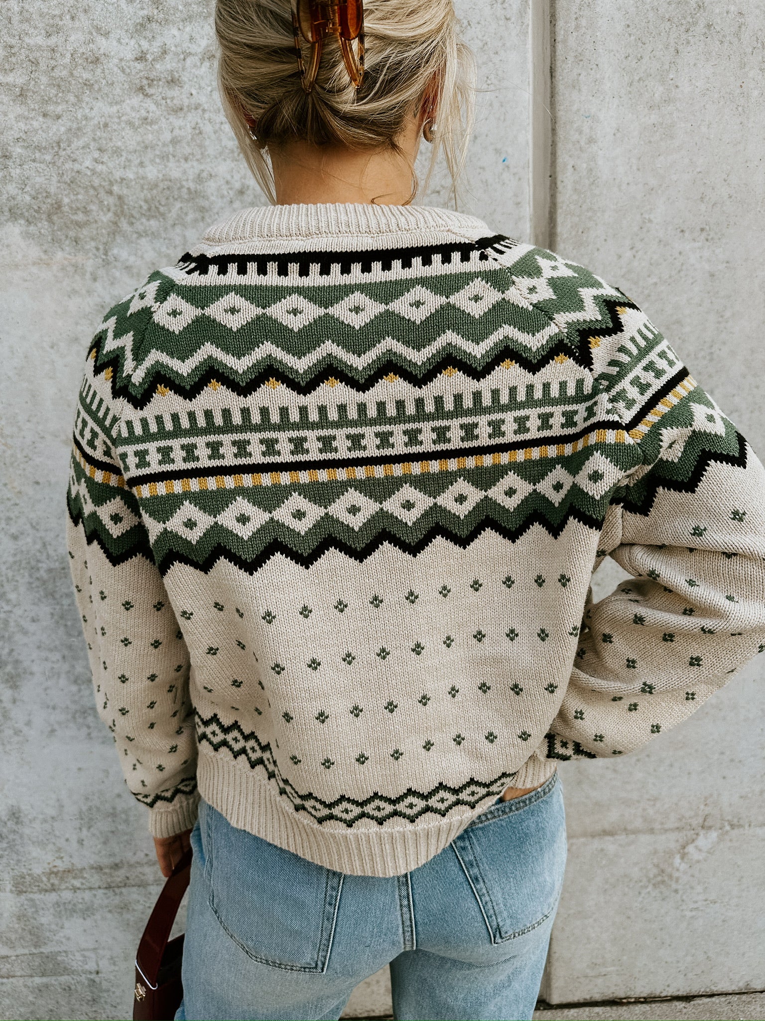 Rory Patterned Cardigan