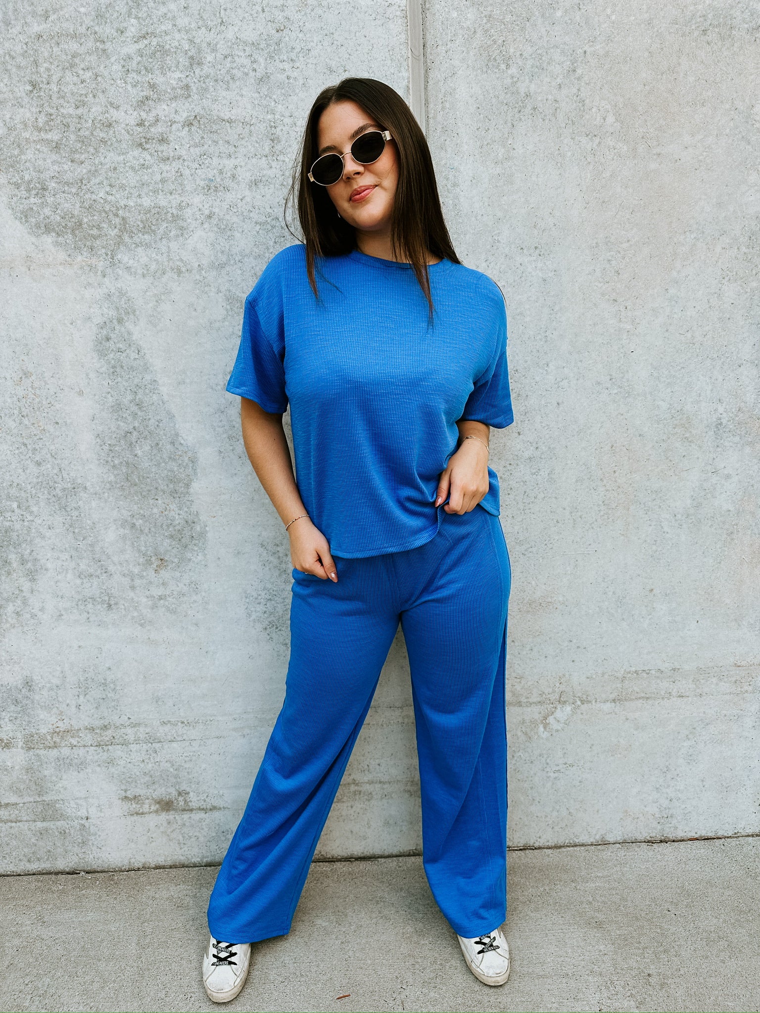 Layla Loose Fit Set- Blue