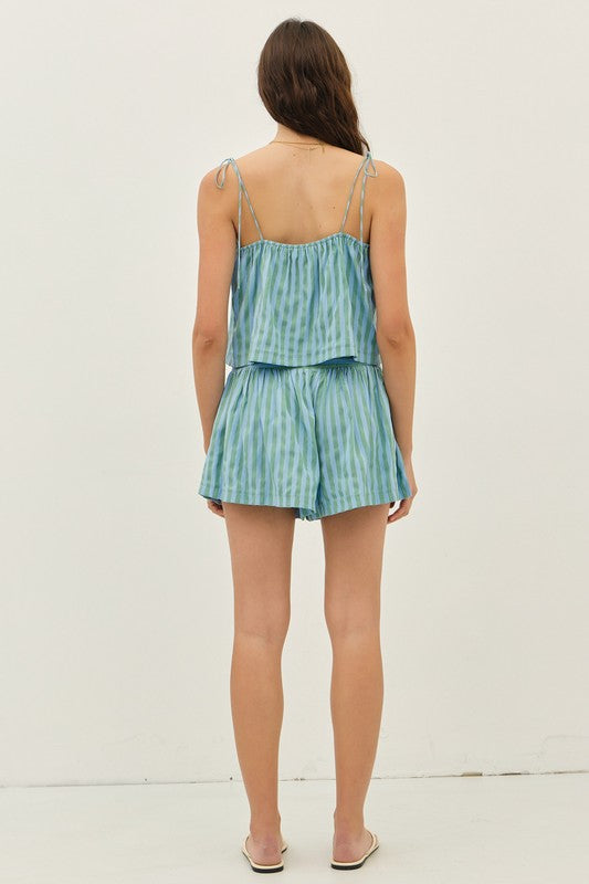 Jade Stripe Top