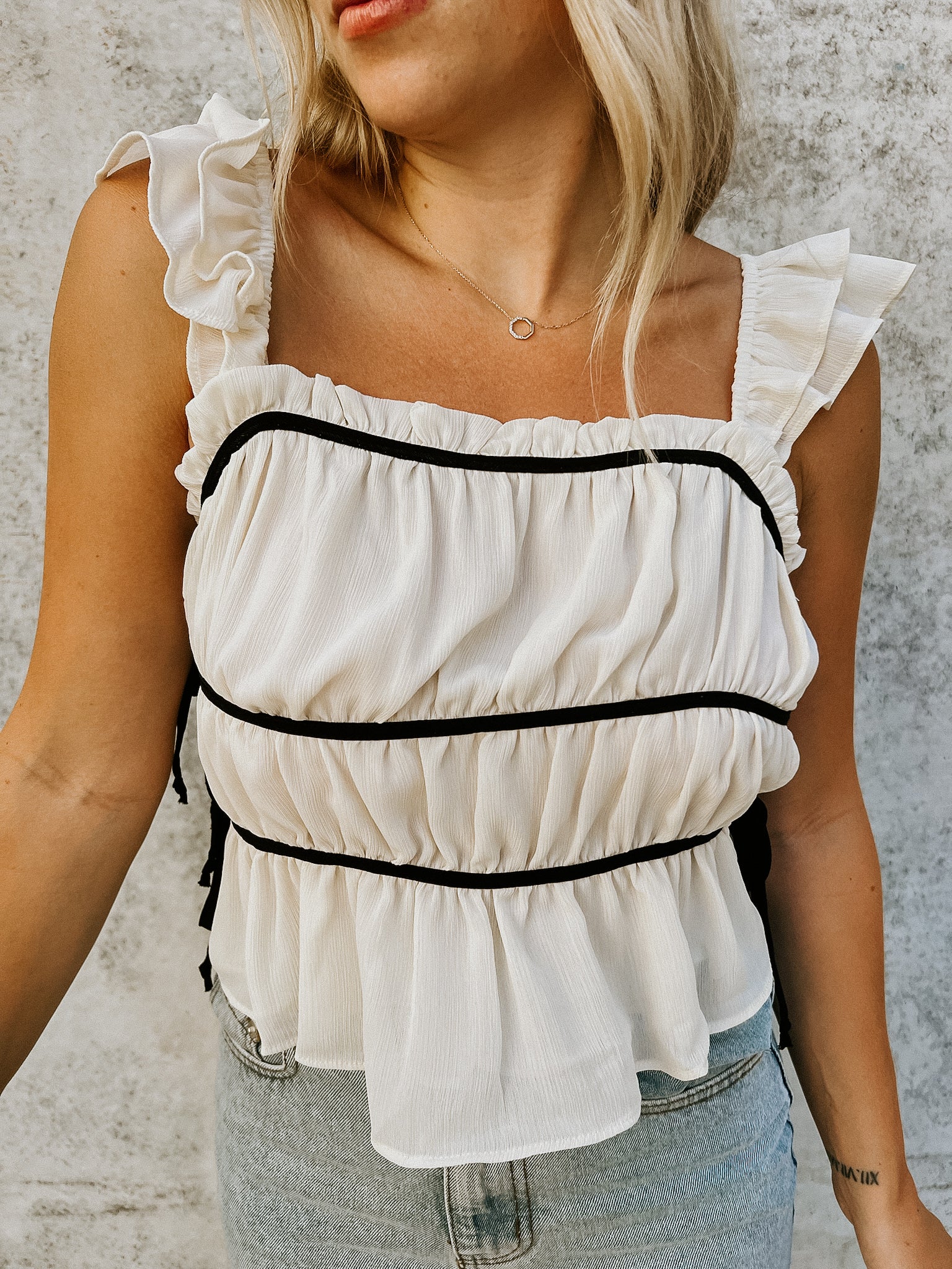 Harlow Ruffled Top