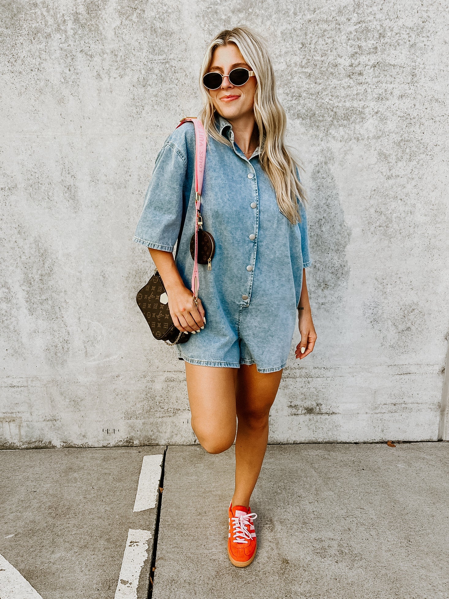 Logan Denim Romper