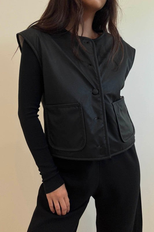 Wesley Sherpa Reversible Vest