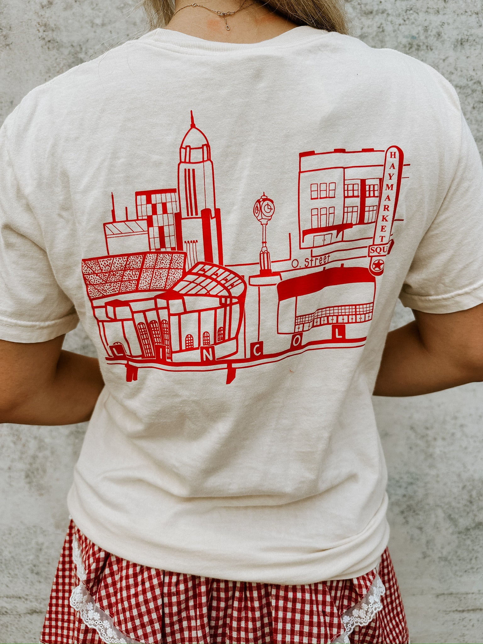 Lincoln Nebraska Skyline Tee