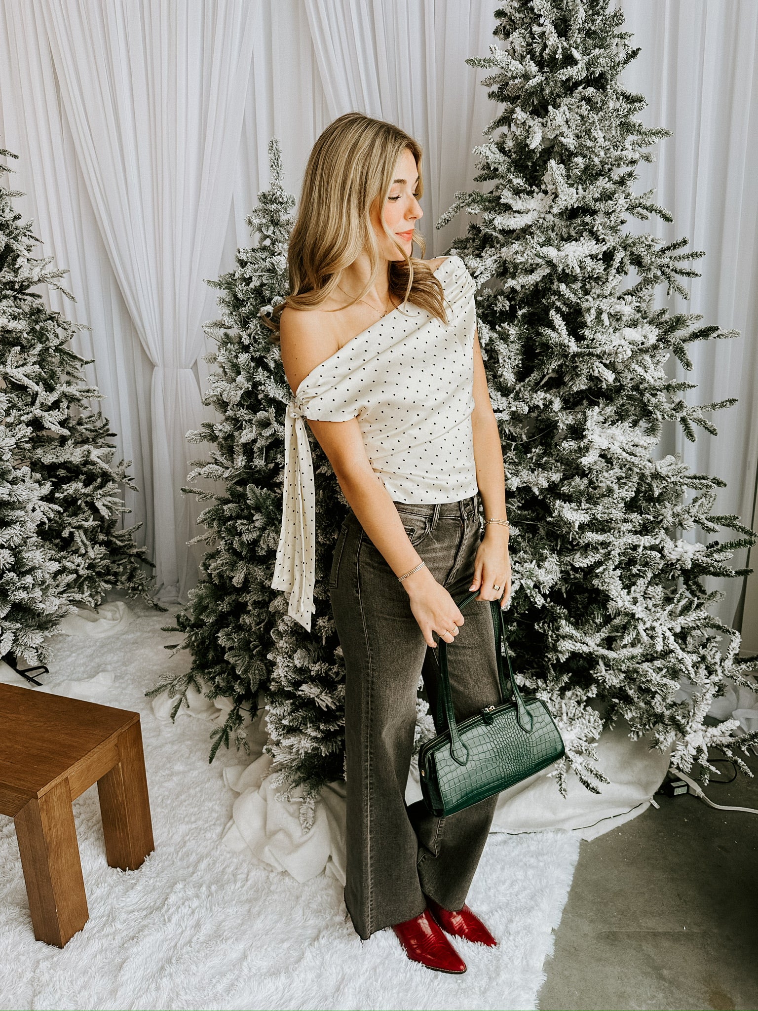 Celestine Polka Dot Top