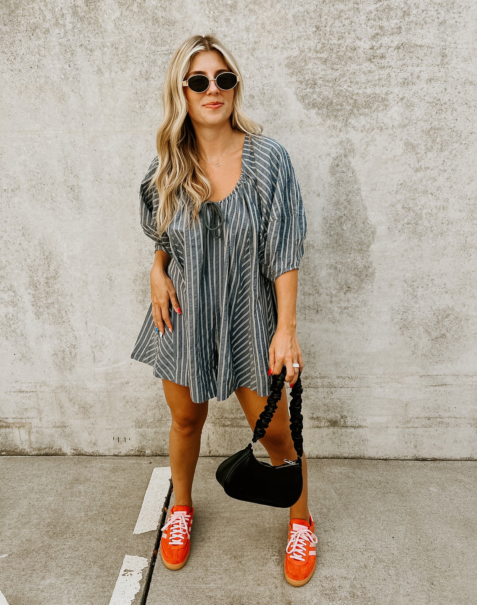 Naomi Puff Sleeve Romper