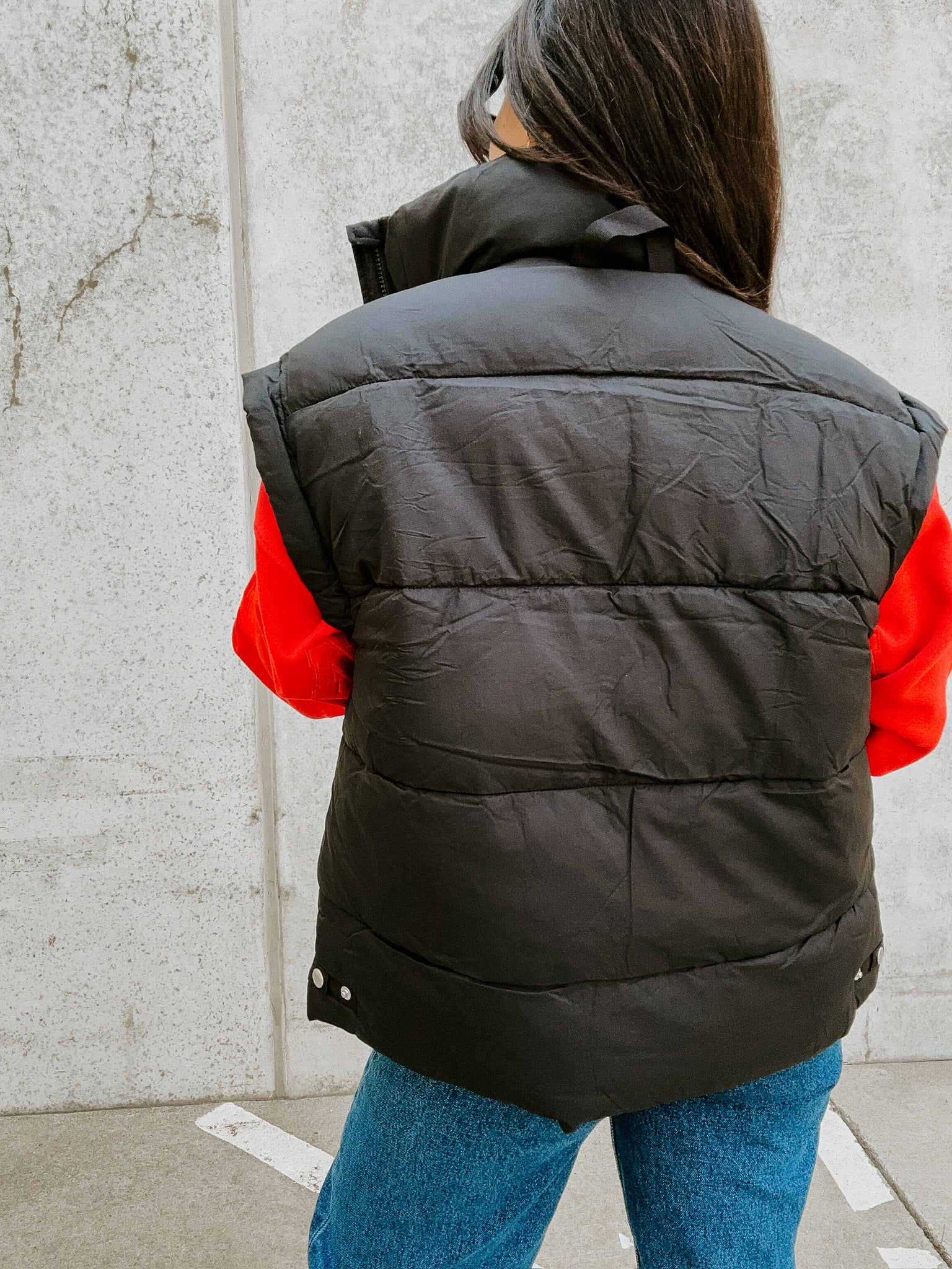 Nebraska Patch Puffer Vest