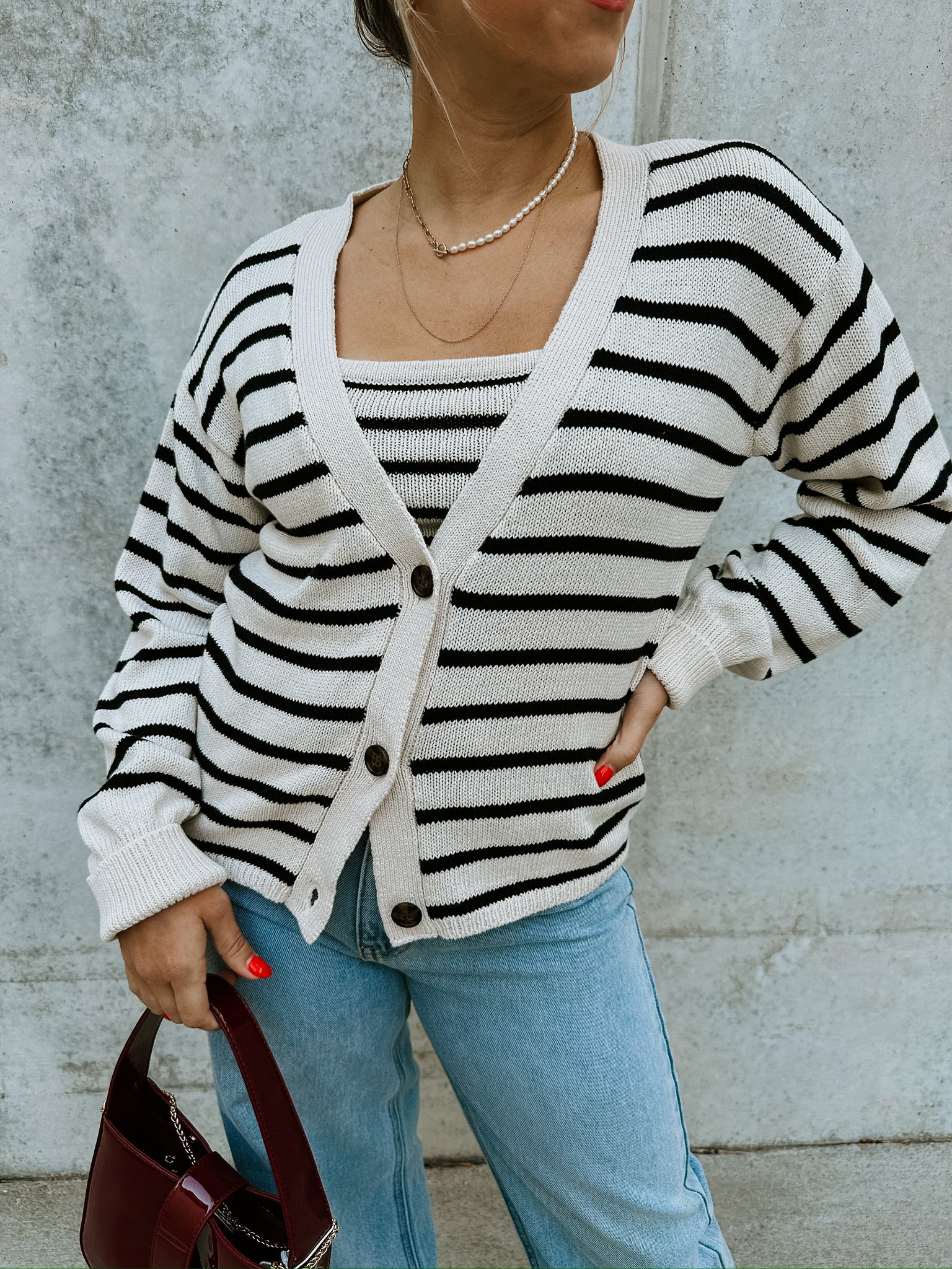 Stella Stripe Cardigan