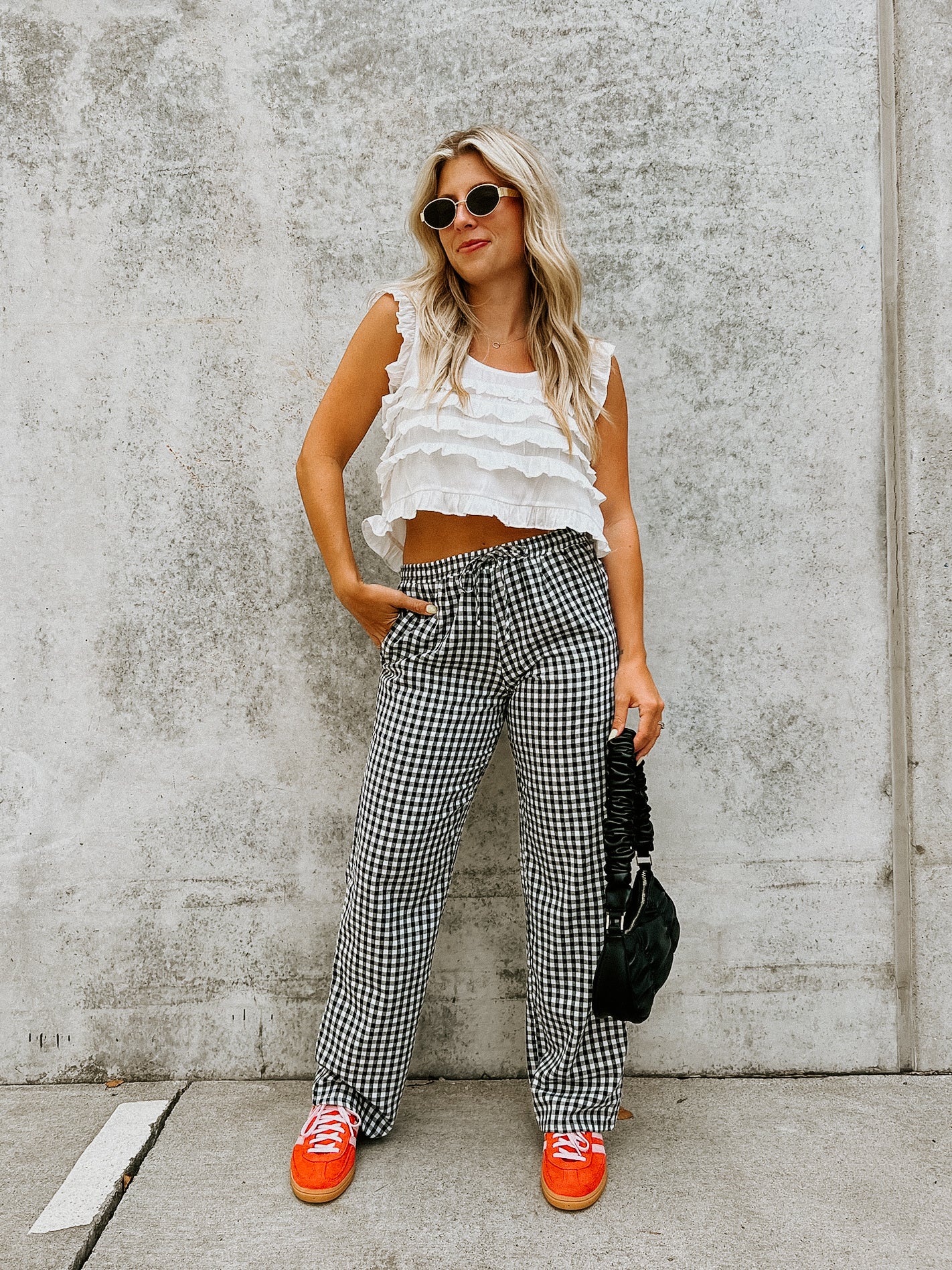 Noelle Gingham Pants