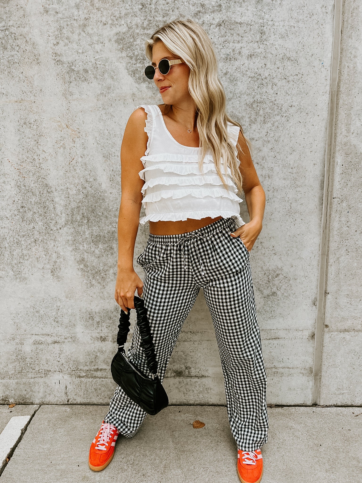 Noelle Gingham Pants