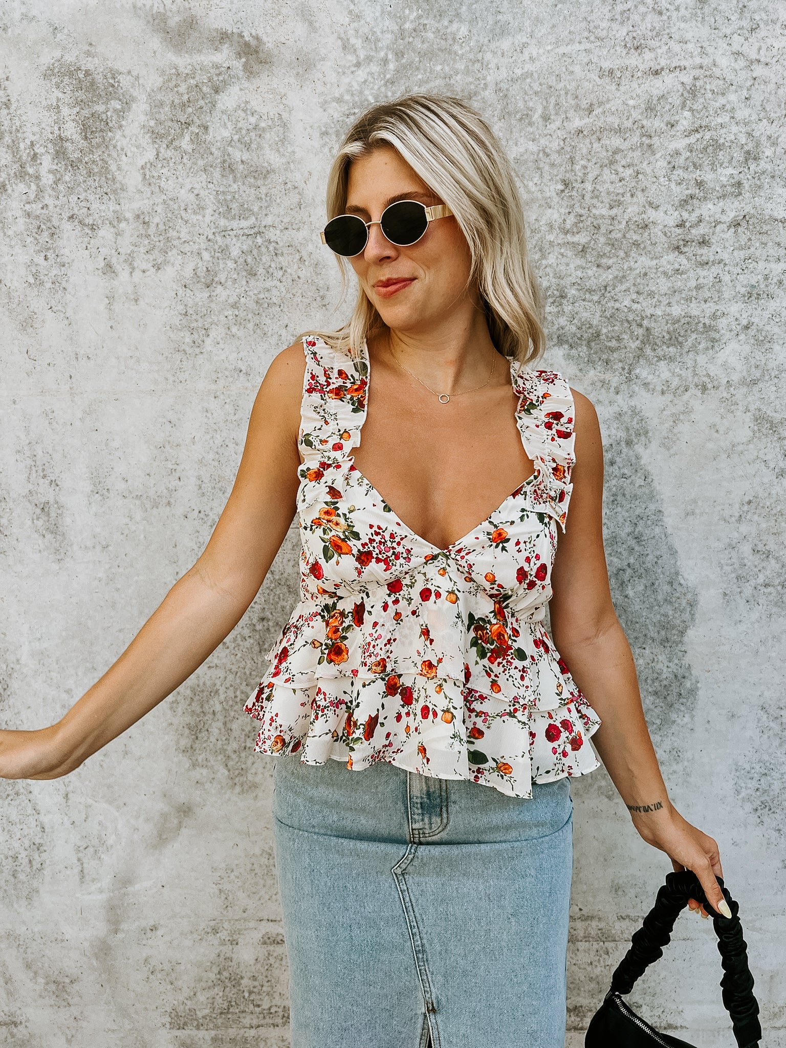 Brianna Floral Top