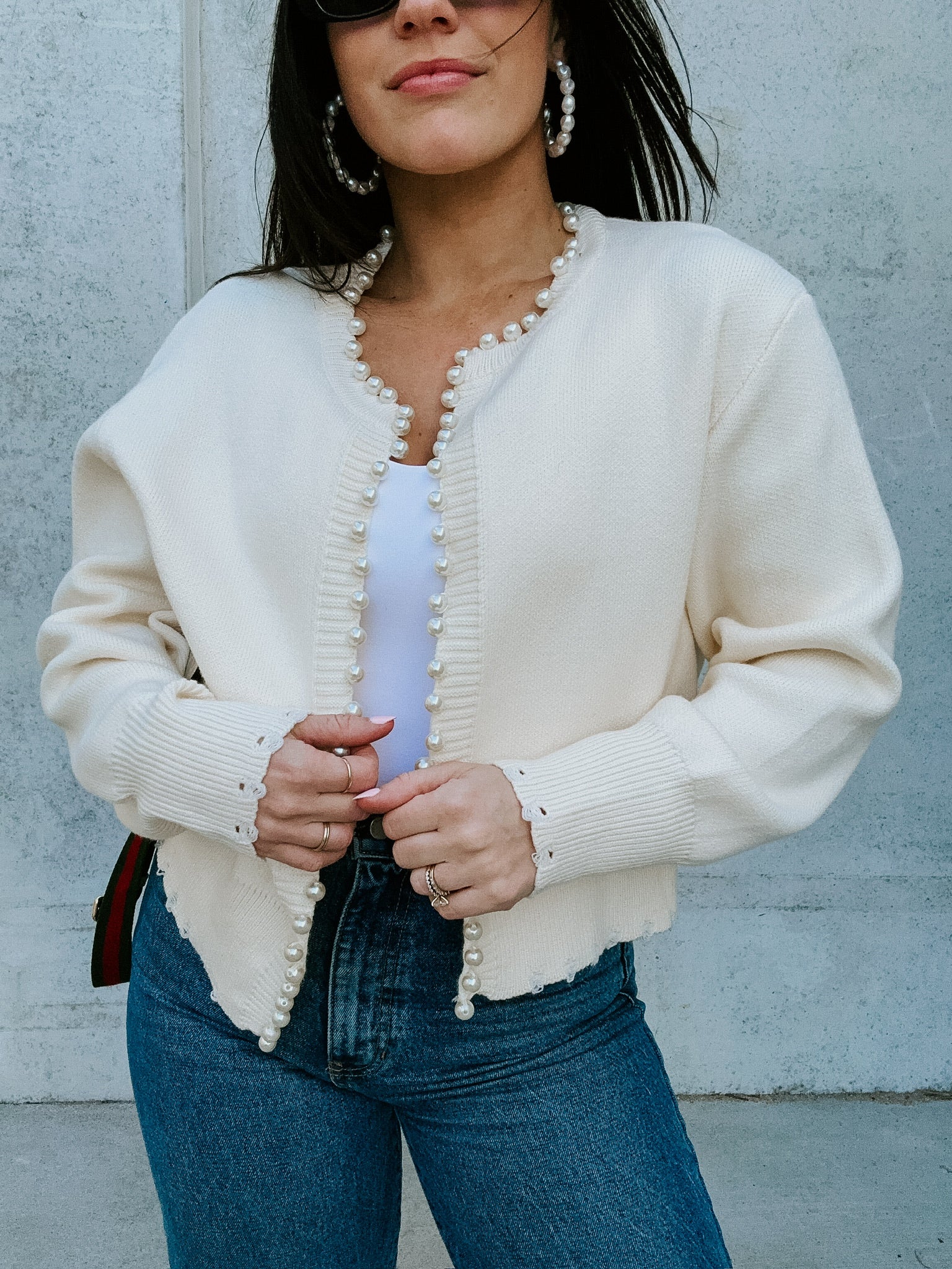 Camille Pearl Cardigan