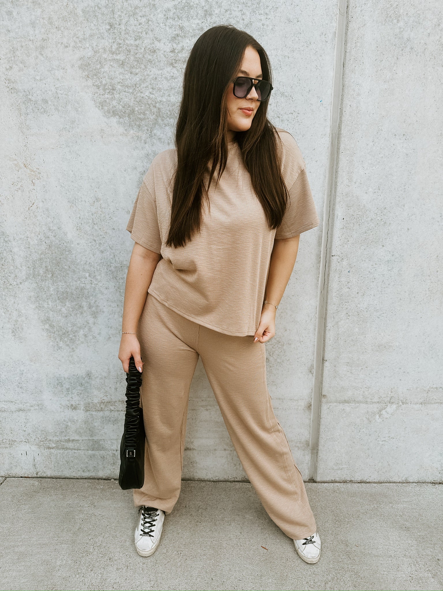 Layla Loose Fit Set- Taupe