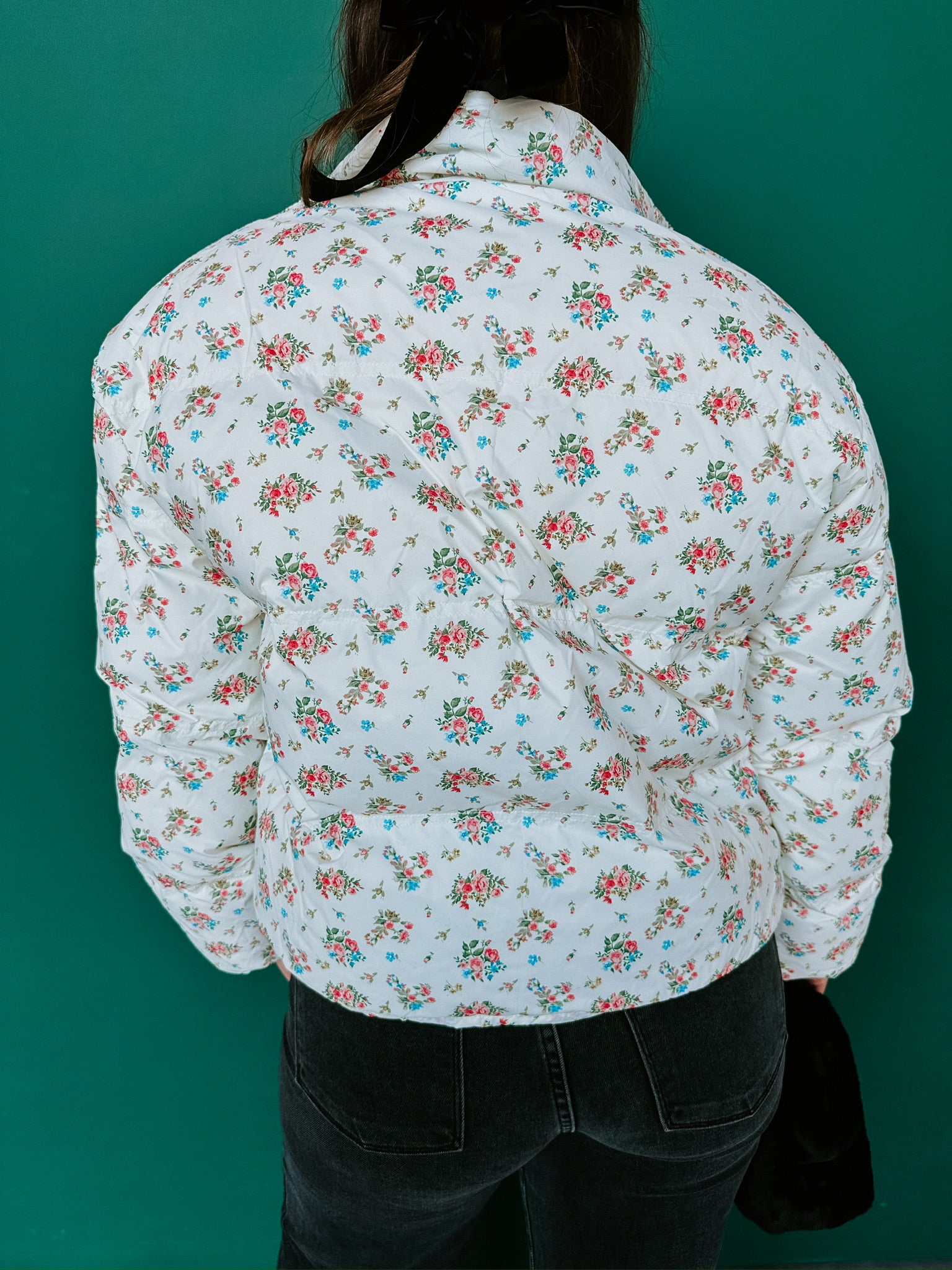 Shelby Floral Puff Jacket