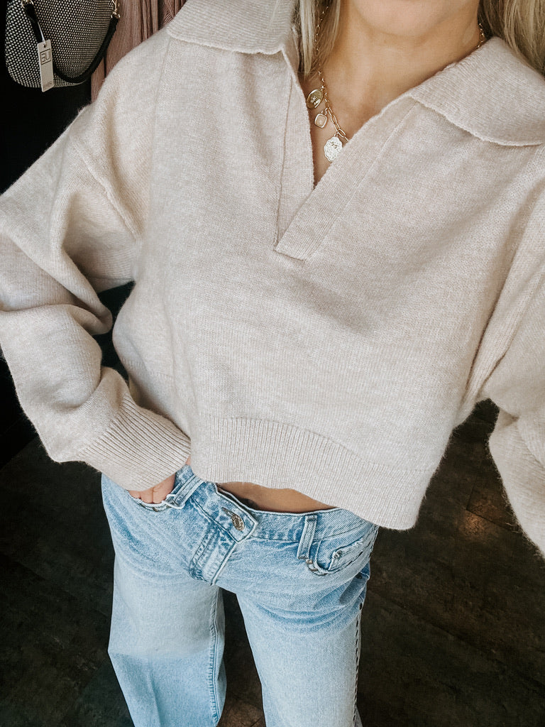 McKenna Polo Sweater