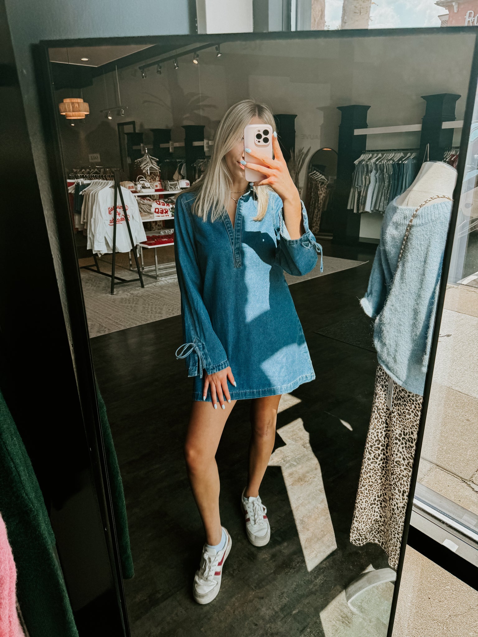 Darien Denim Mini Dress