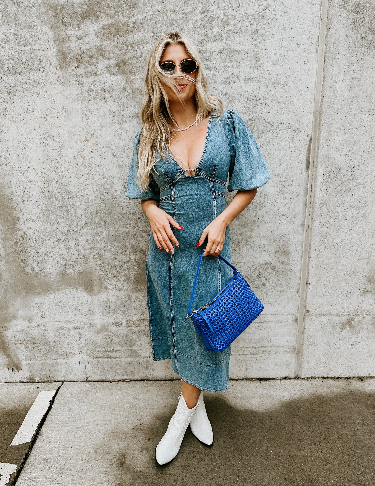 Dylan Denim Midi