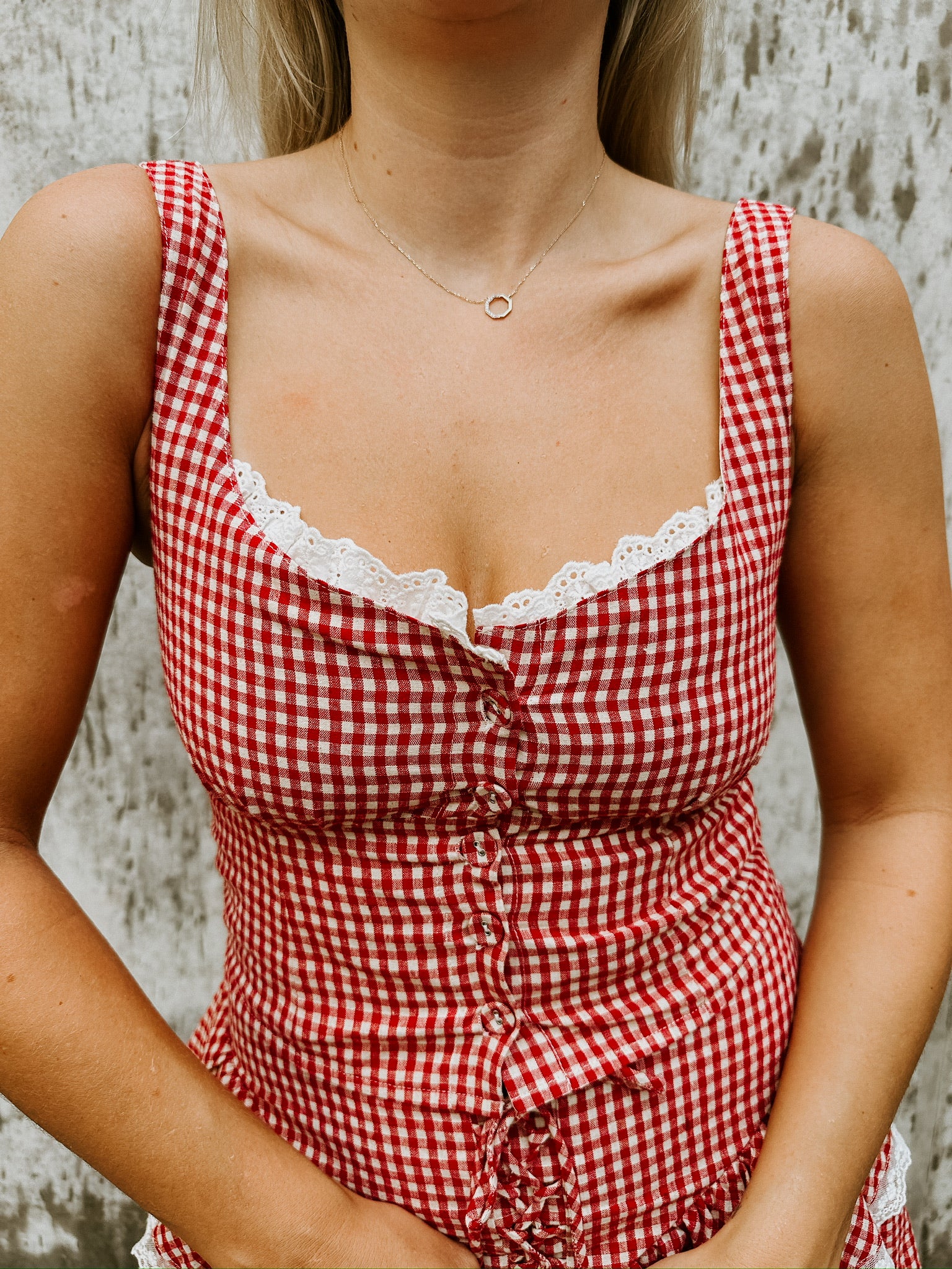 Maisie Checkered Top