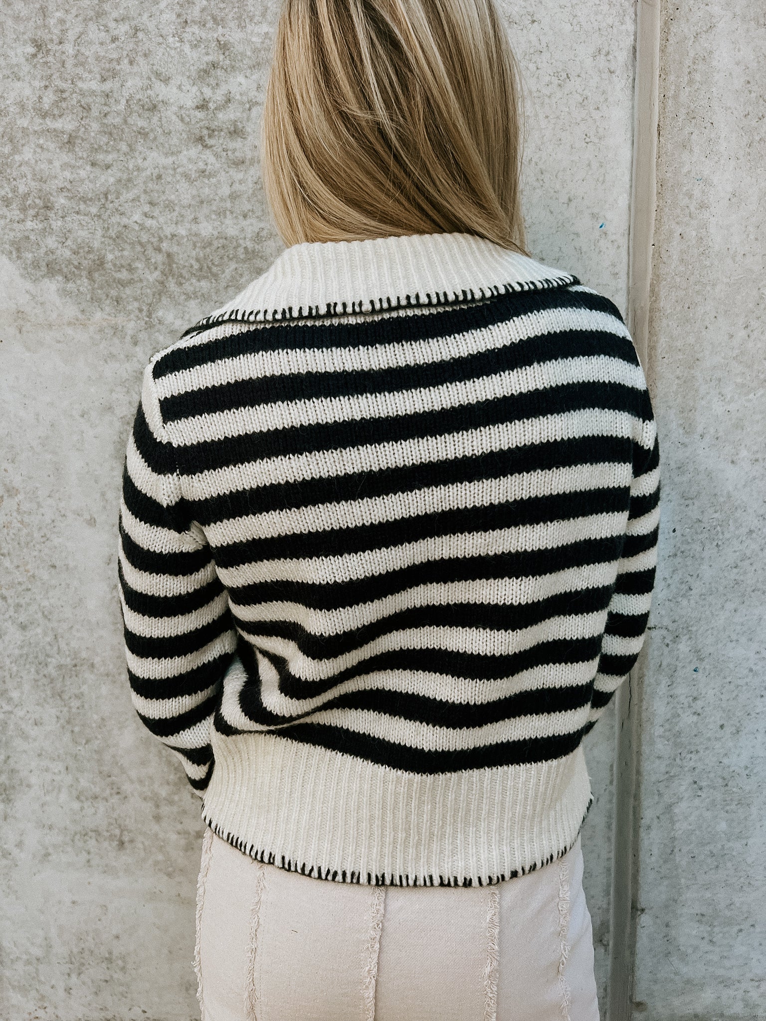 Sailor Tie Knit Cardigan