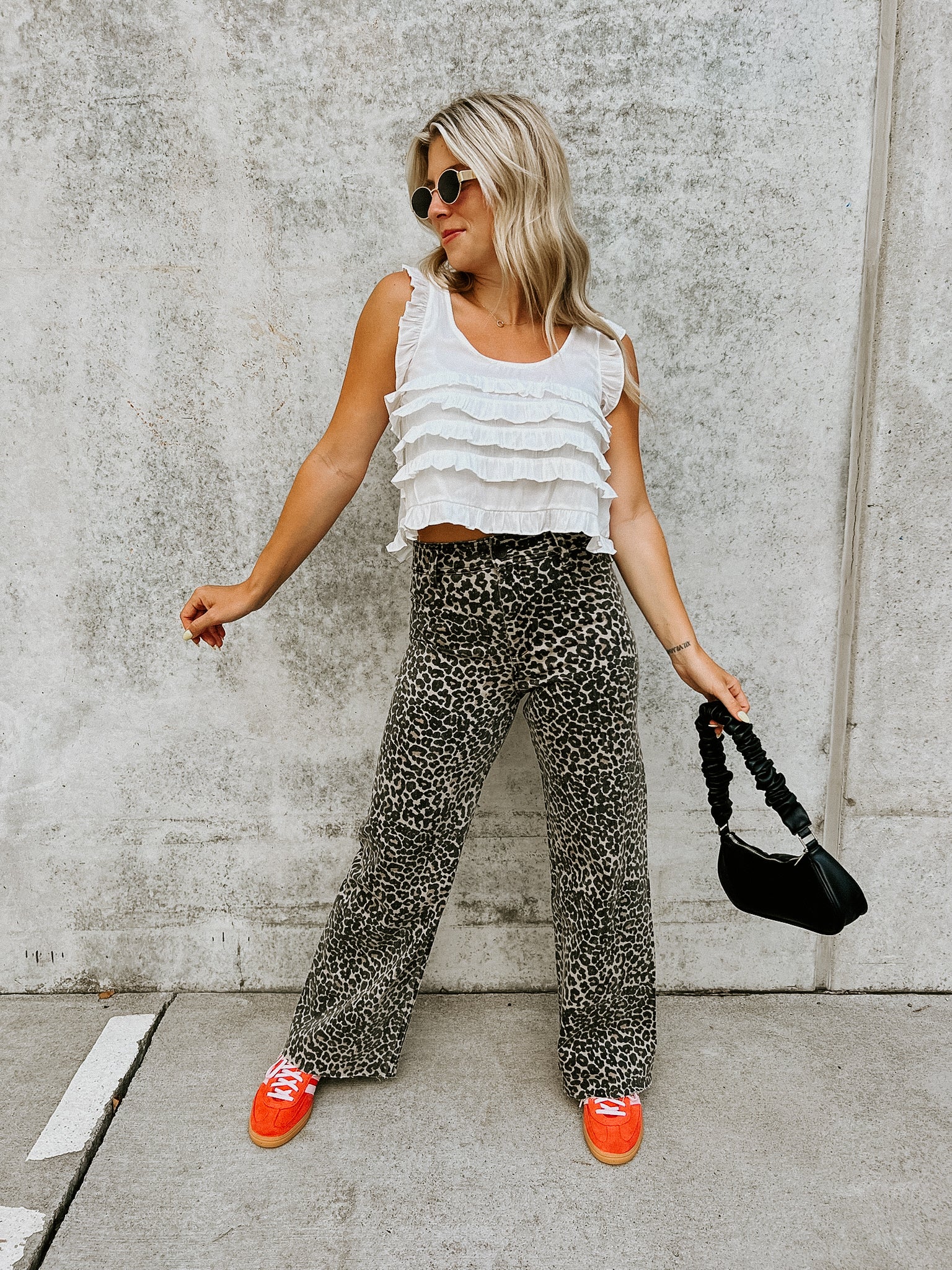 RESTOCK: Brenna Leopard Print Pants