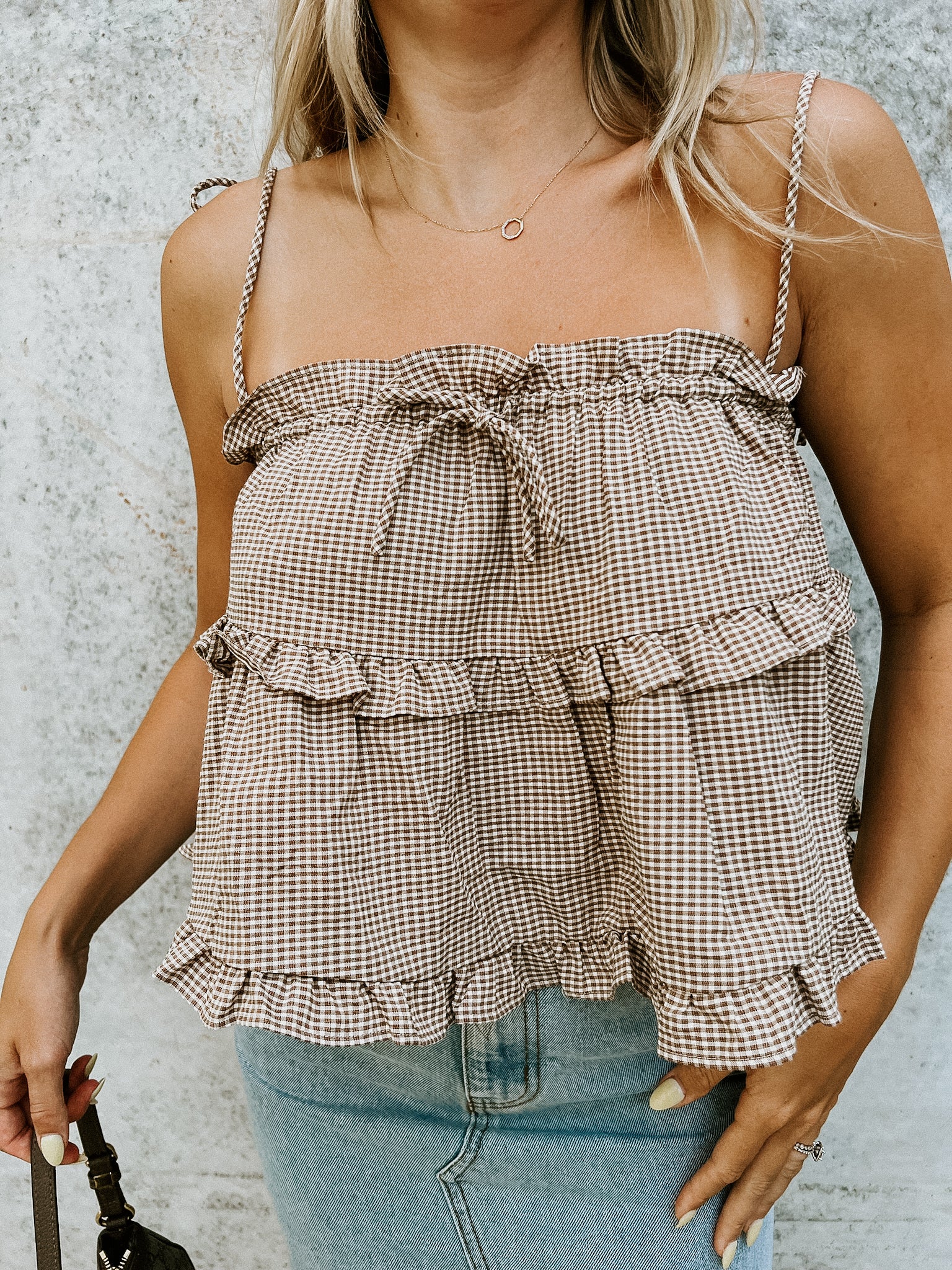 Dakota Gingham Top