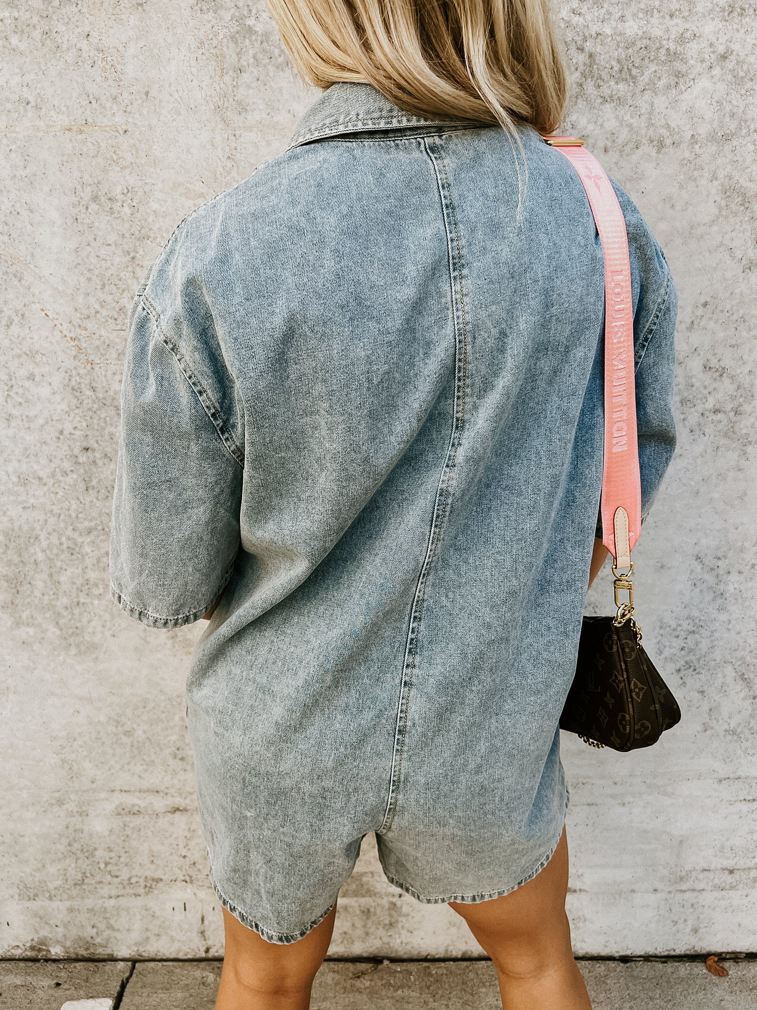 Logan Denim Romper