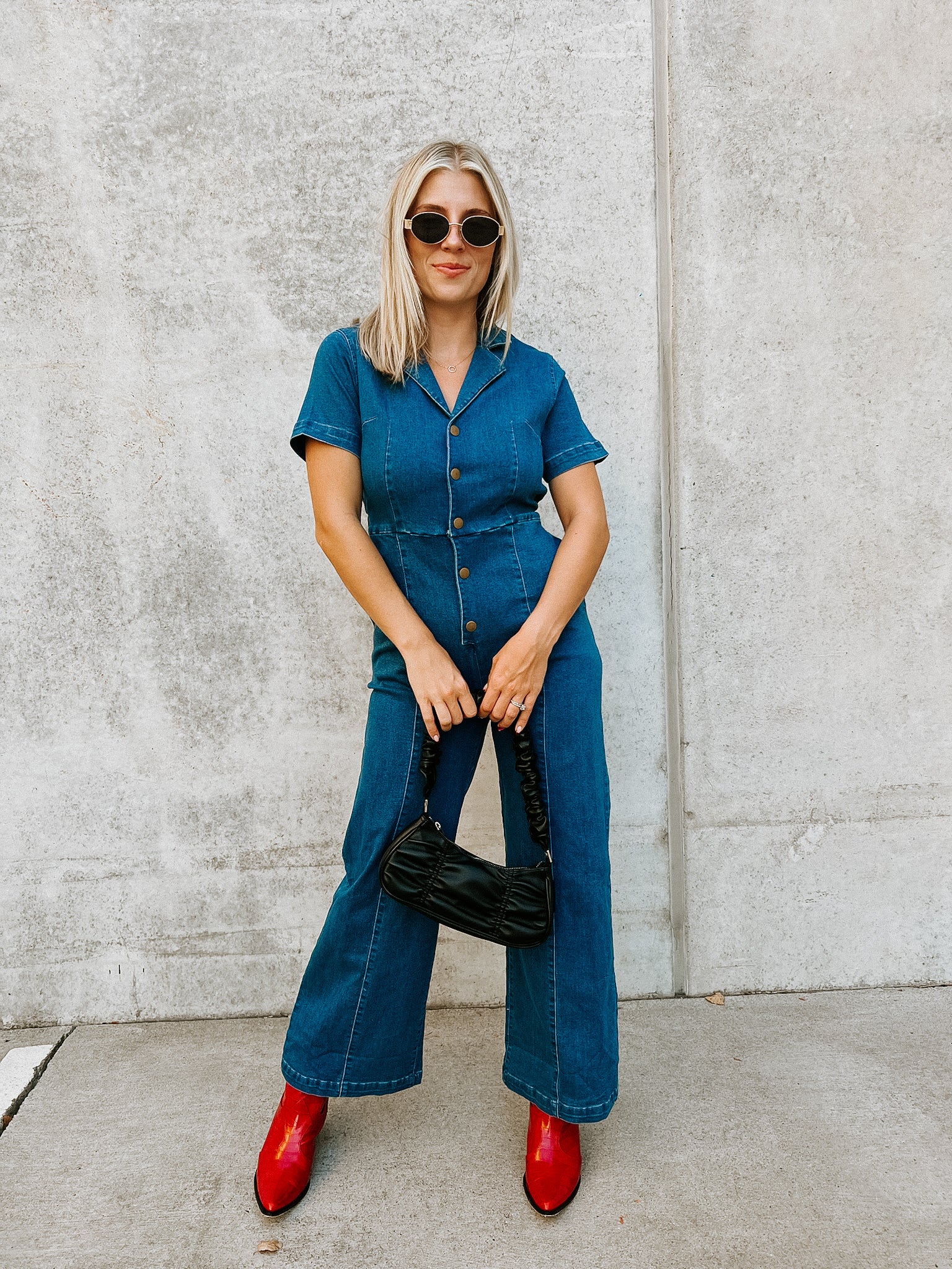 Drew Denim Jumpsuit