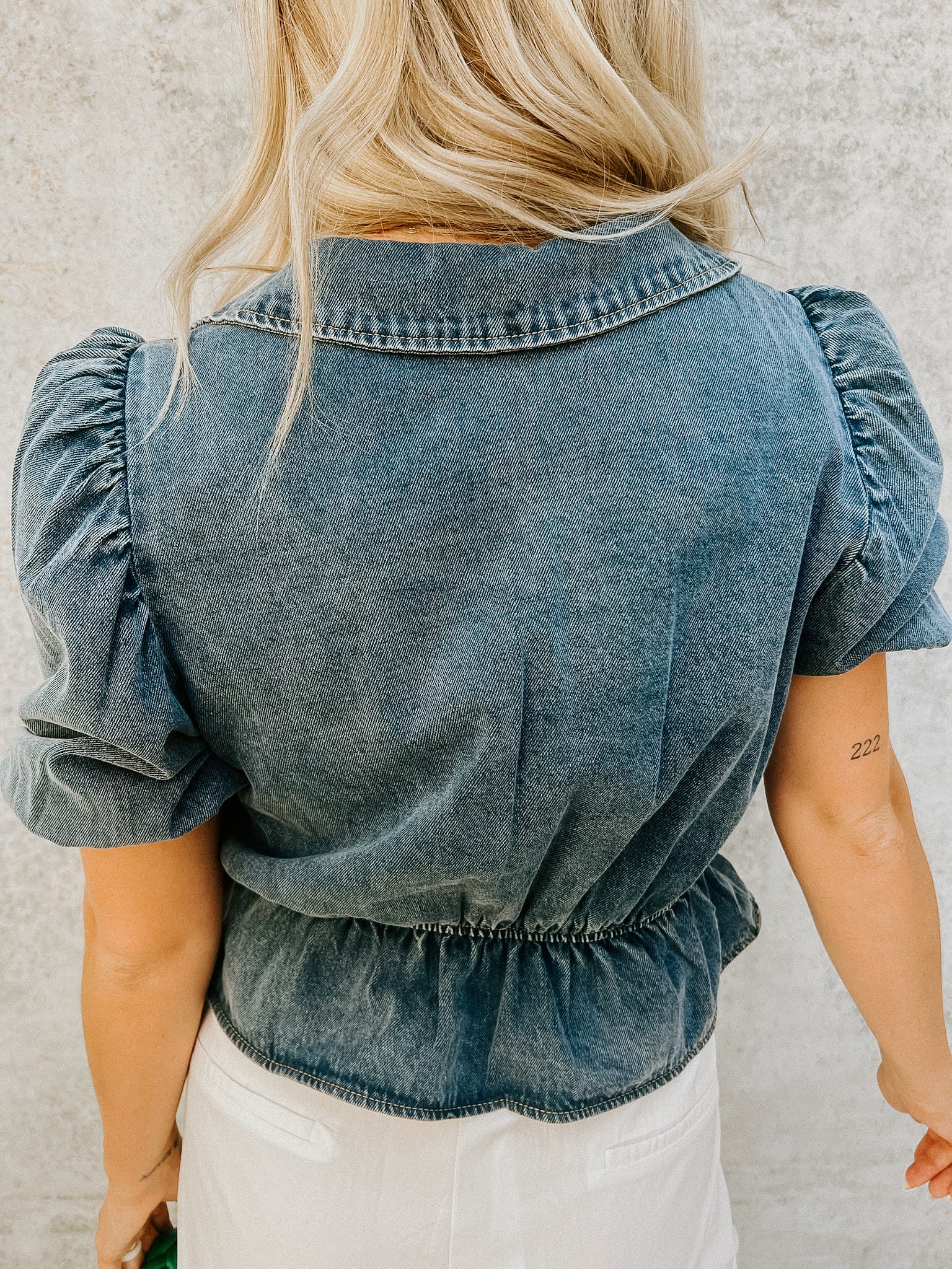 Ashton Denim Blouse