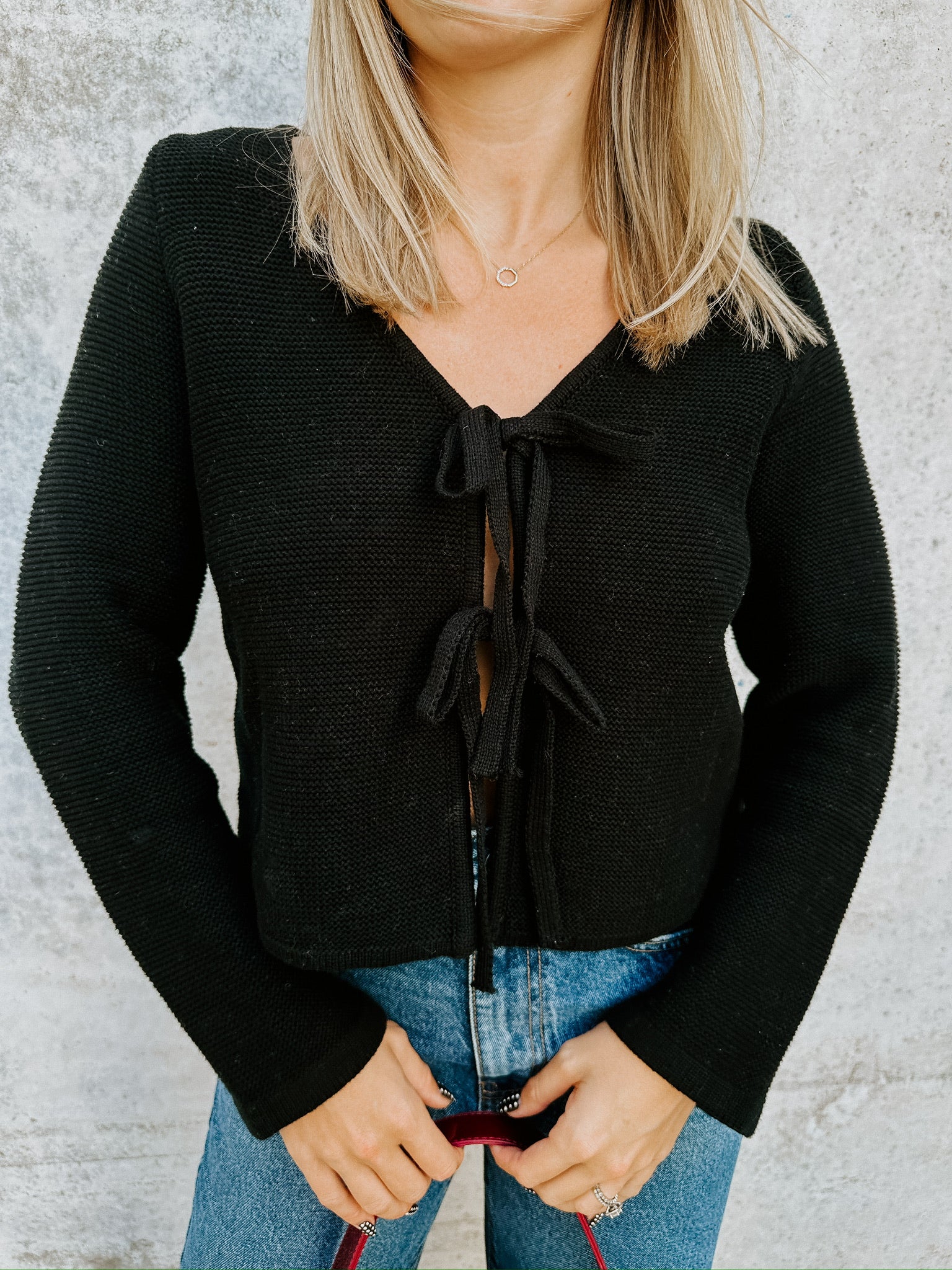 Celeste Tie Cardigan