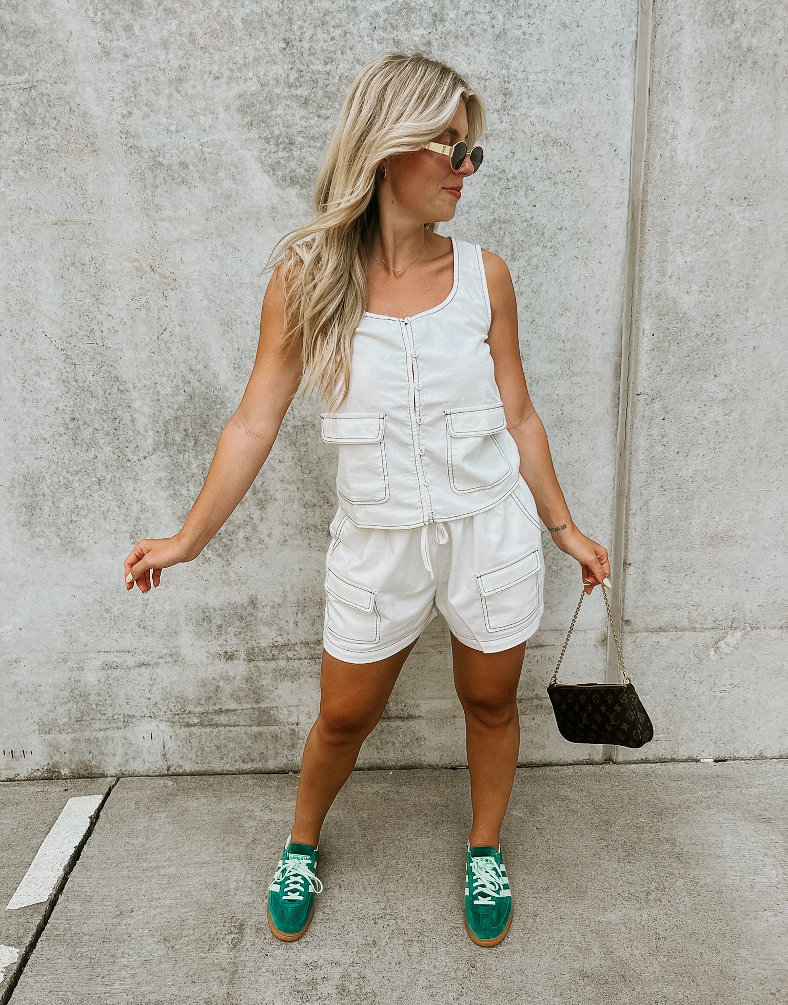 Linen Cargo Short