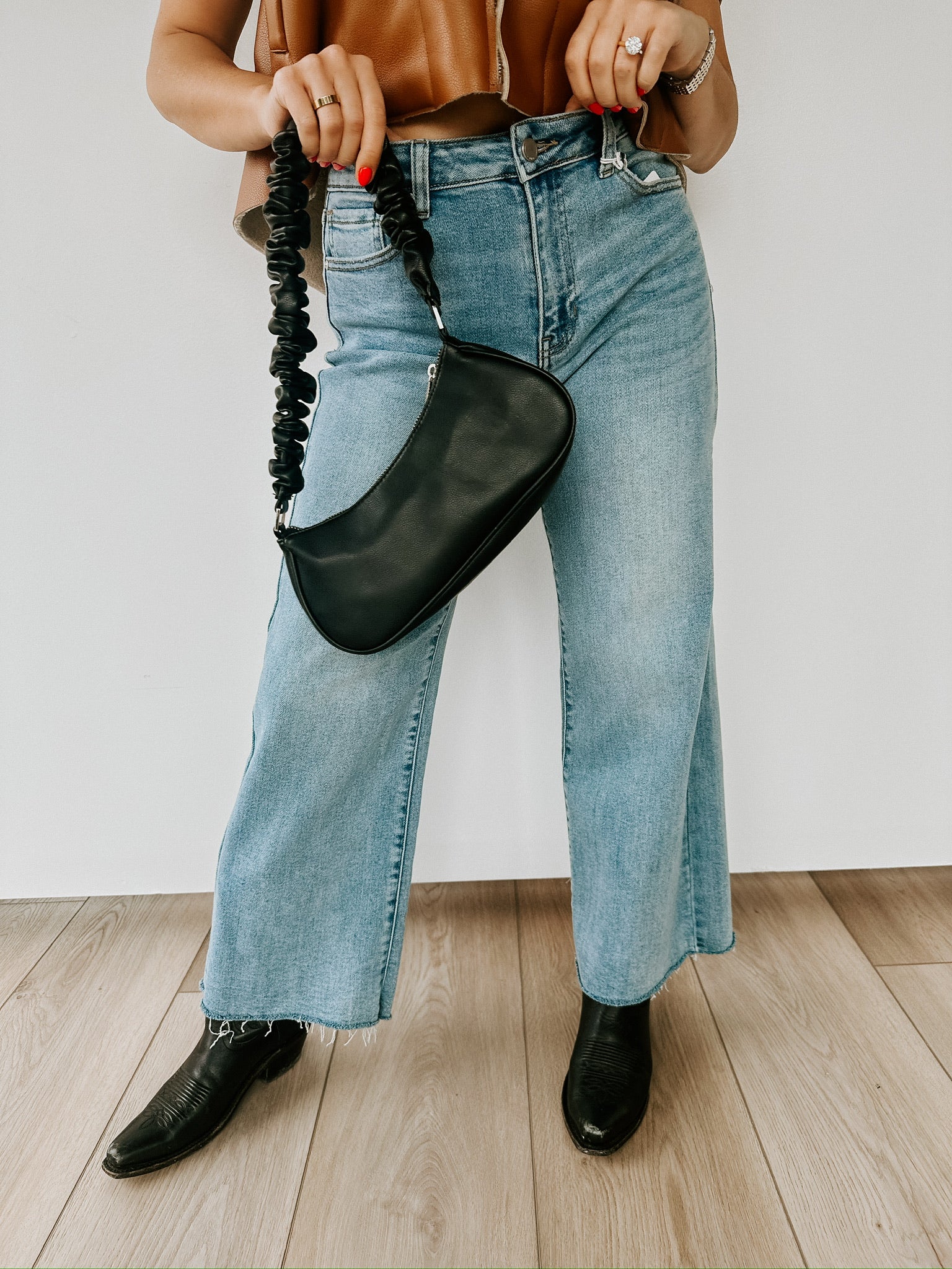 Meredith Slim Wide Leg Denim