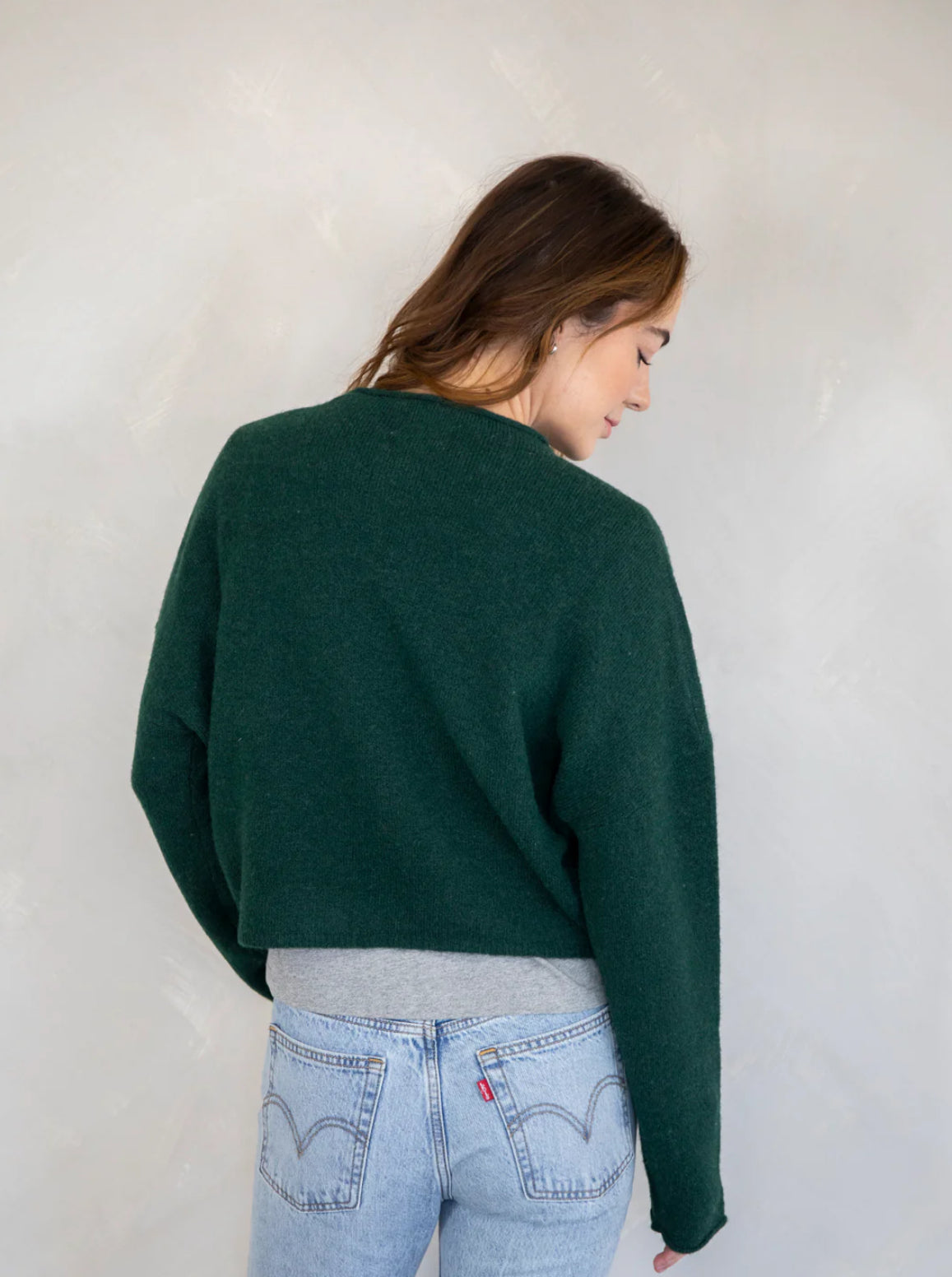 Piper Cardi- Forest Green