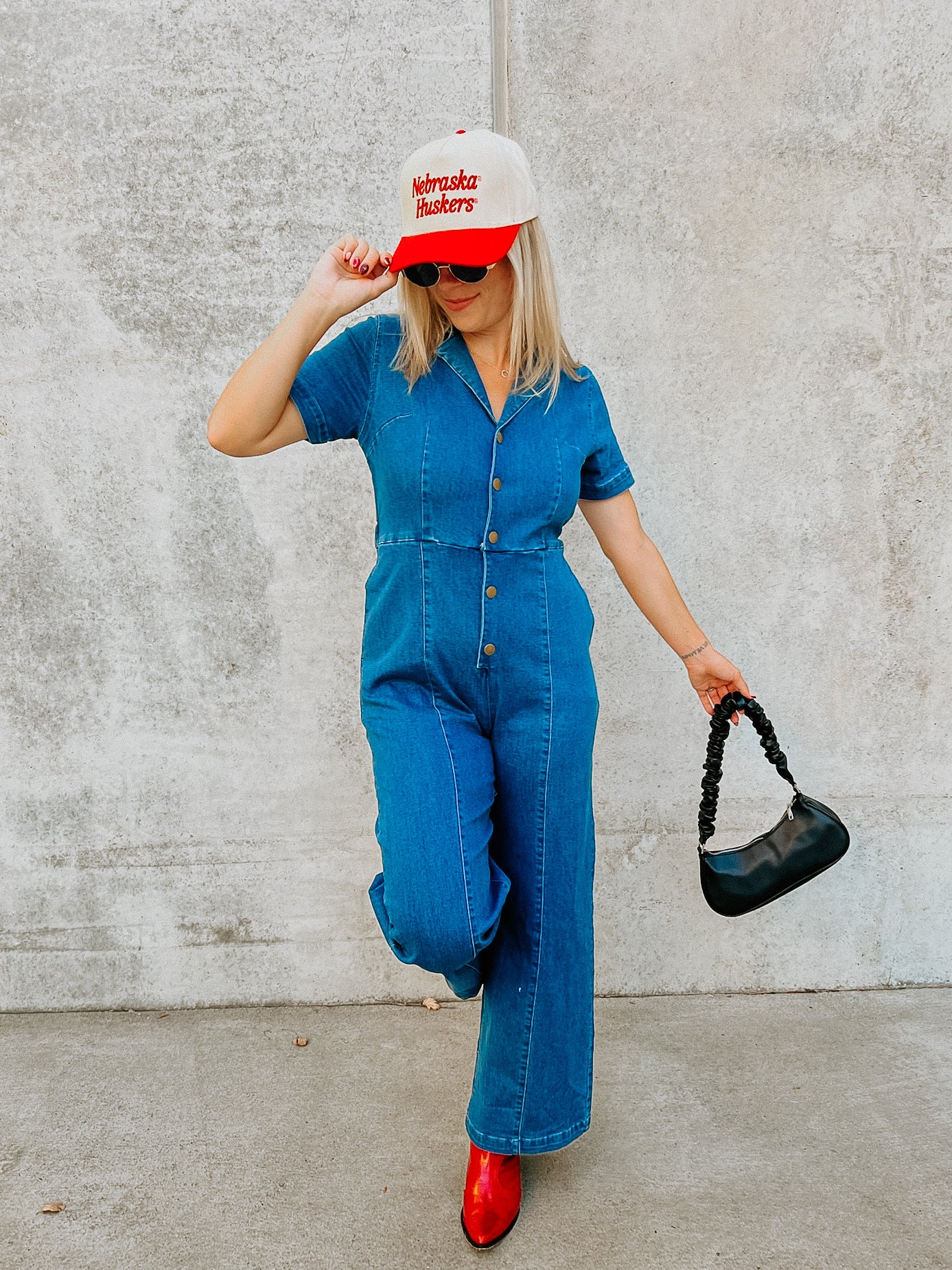 Drew Denim Jumpsuit