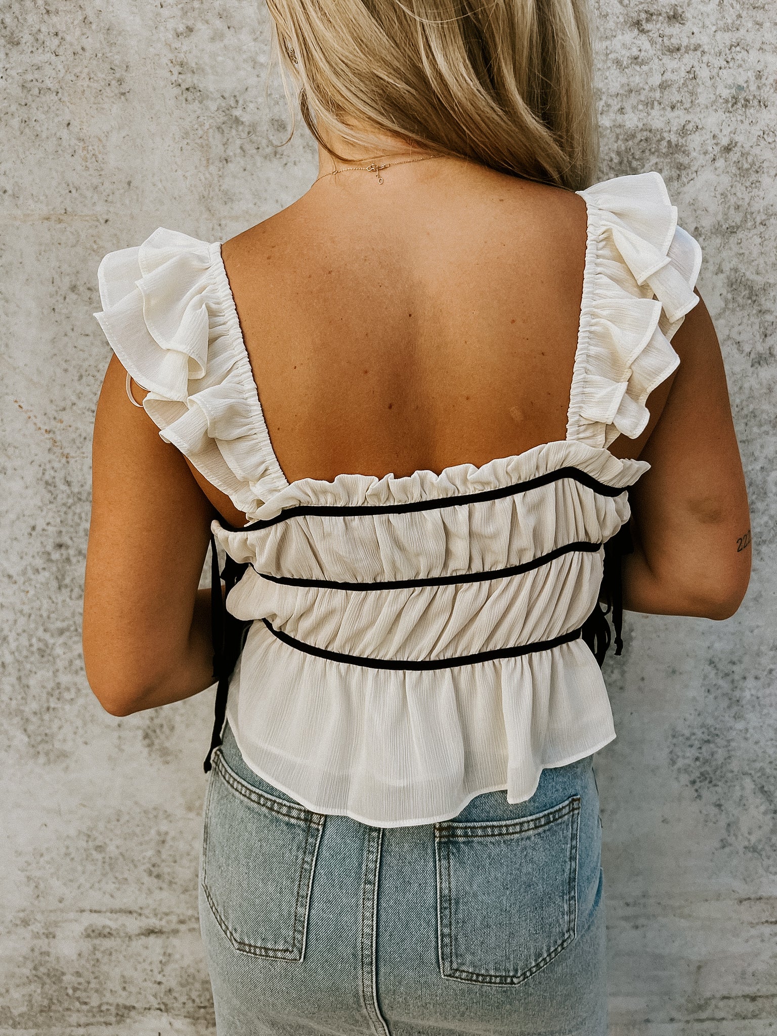 Harlow Ruffled Top