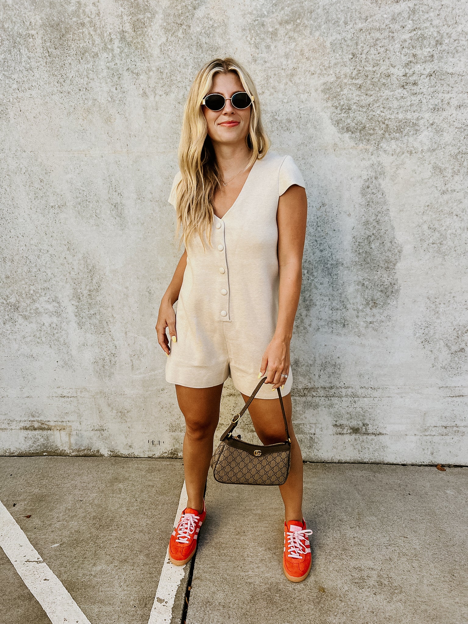 Taylyn Taupe Romper