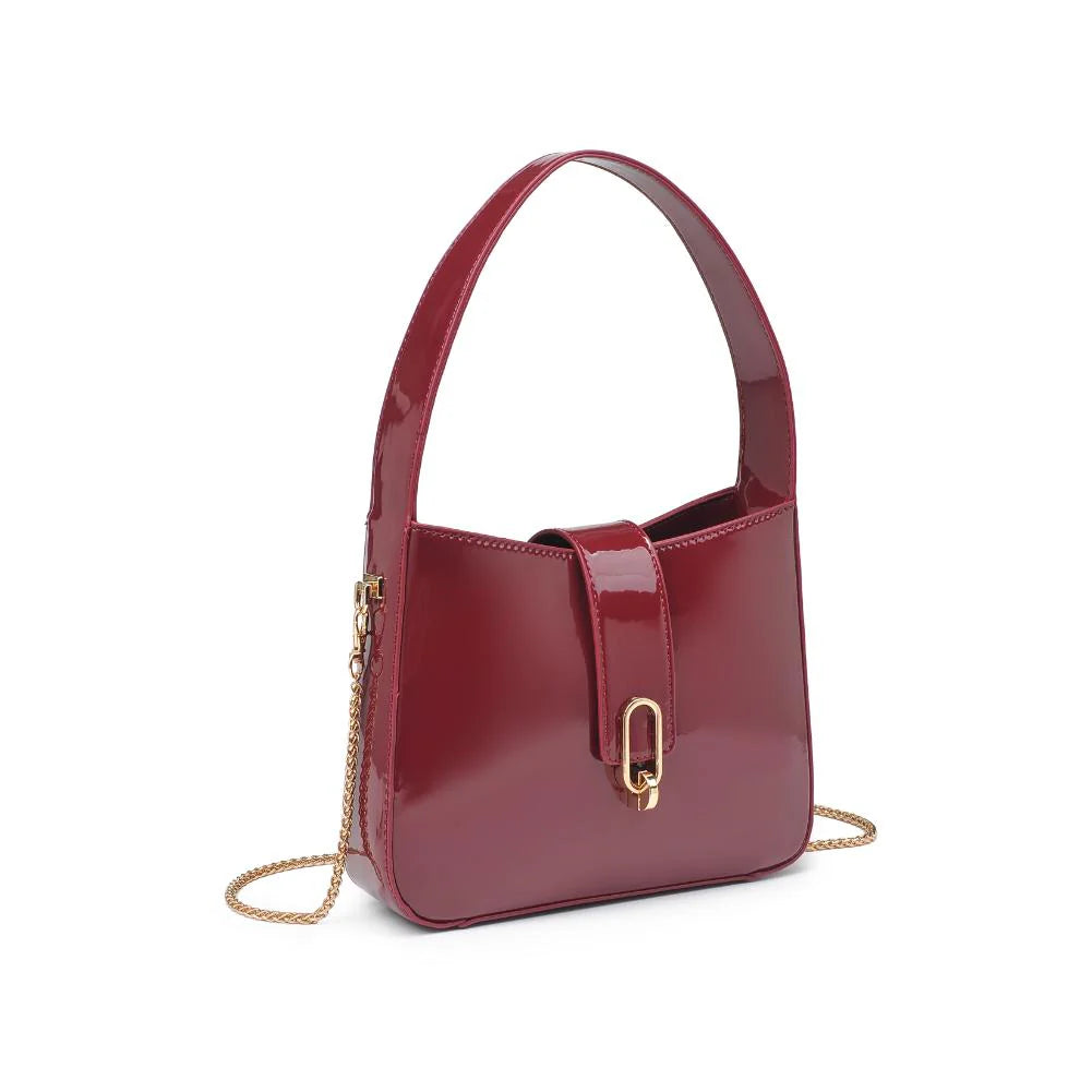 Paige Burgundy Shoulder Bag