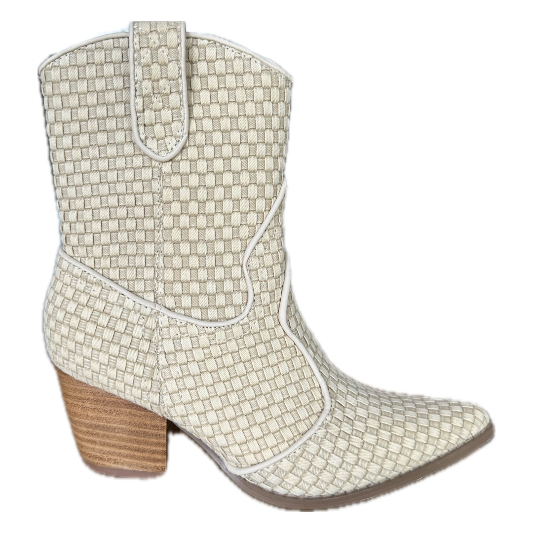 Bambi Boot- Natural Weave