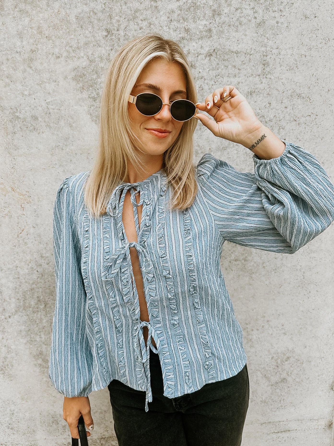 Leslie Stripe Blouse