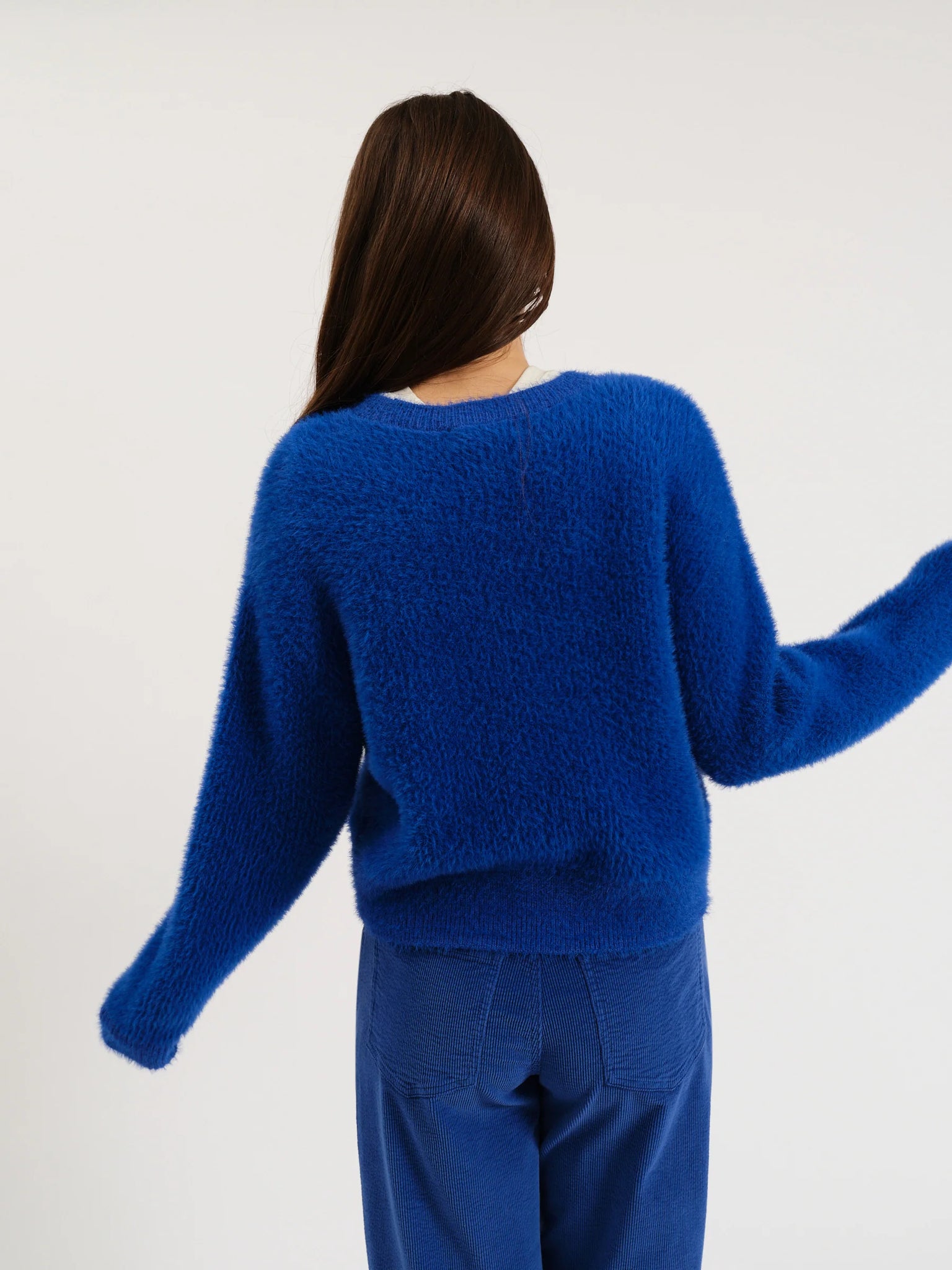 Freya Fuzzy Crewneck Sweater