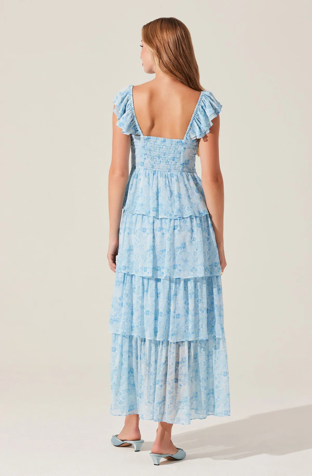 Midsummer Floral Tiered Maxi Dress